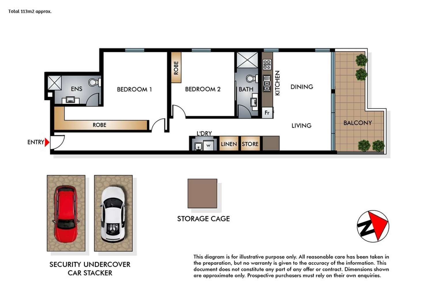 Floorplan of Homely apartment listing, 2/18B Benelong Crescent, Bellevue Hill NSW 2023