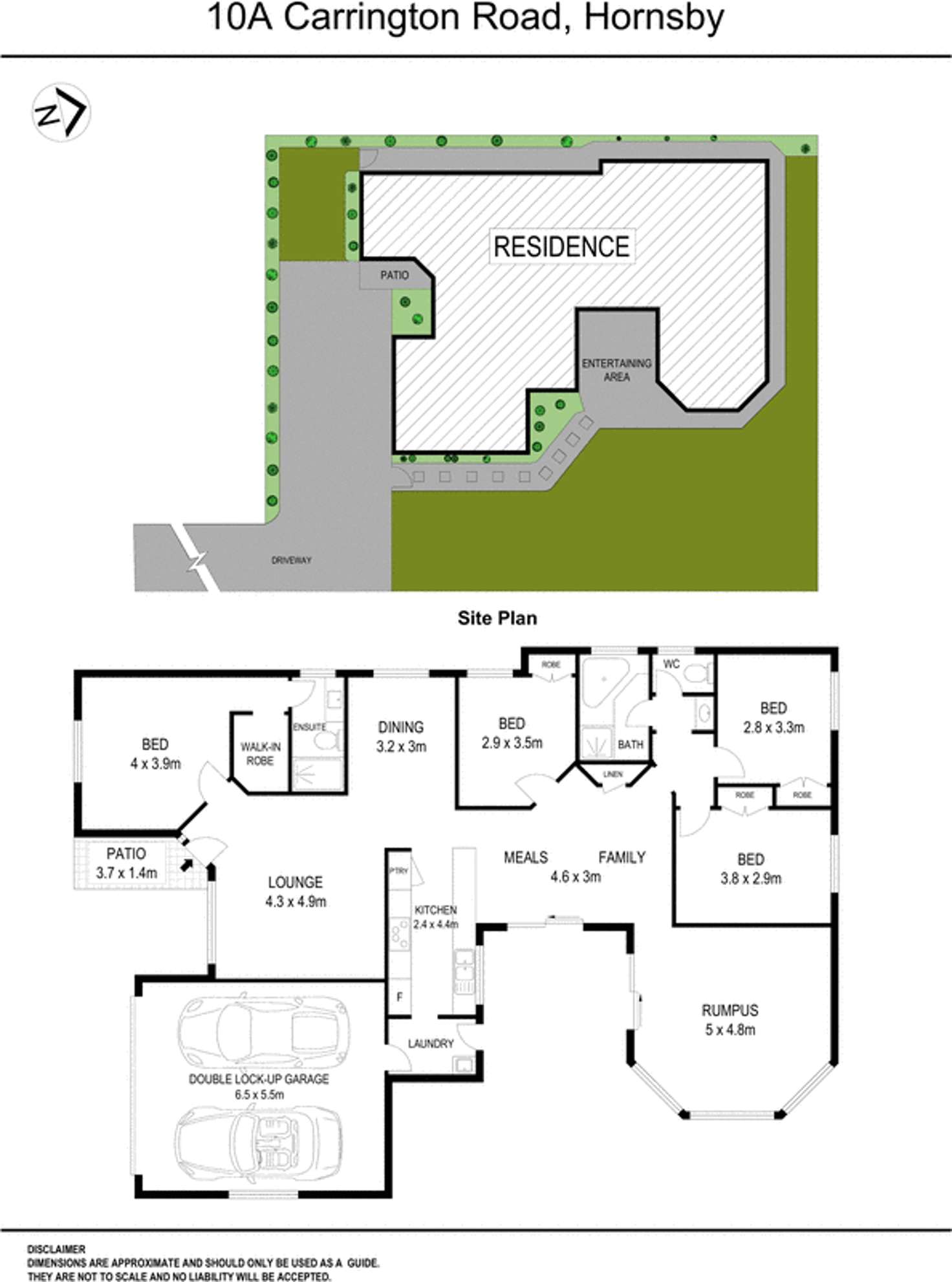 Floorplan of Homely house listing, 10A Carrington Road, Hornsby NSW 2077