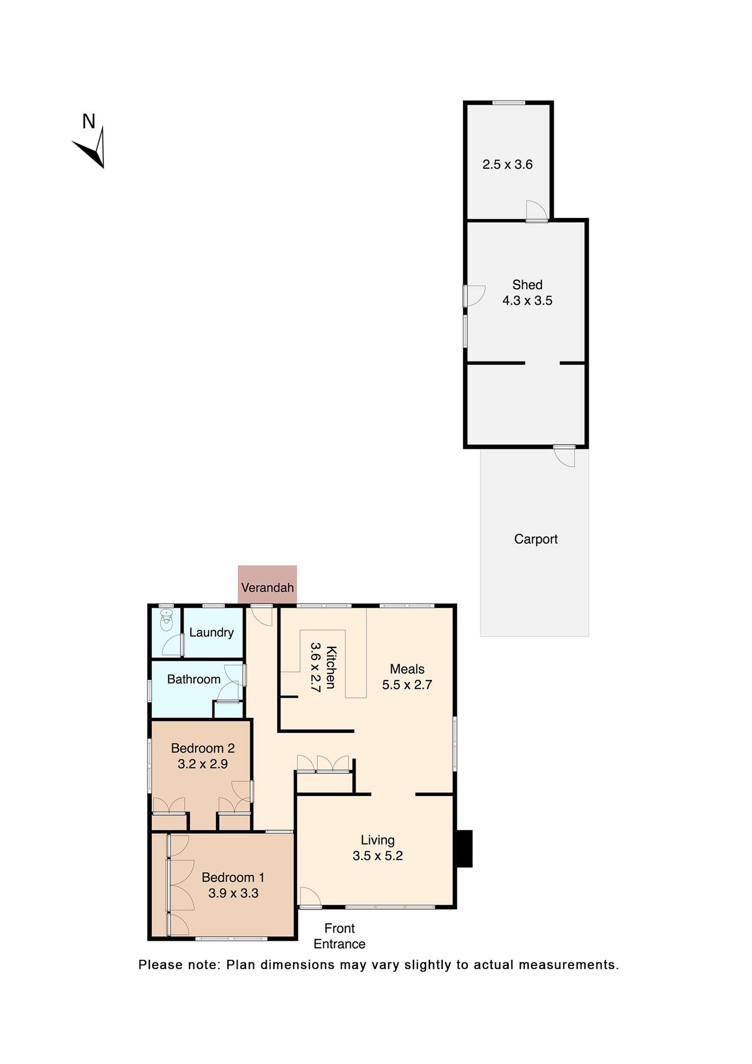 Floorplan of Homely house listing, 714 York Street, Ballarat East VIC 3350