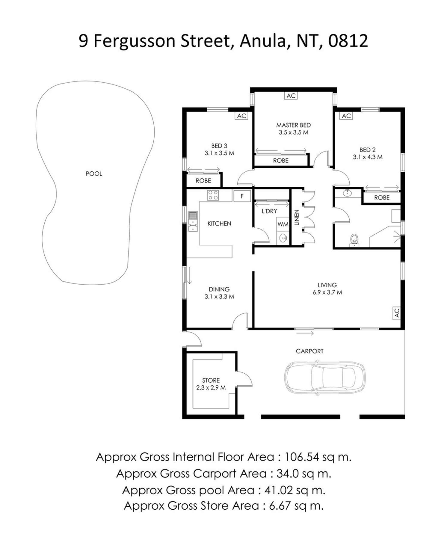 Floorplan of Homely house listing, 9 Fergusson Street, Anula NT 812