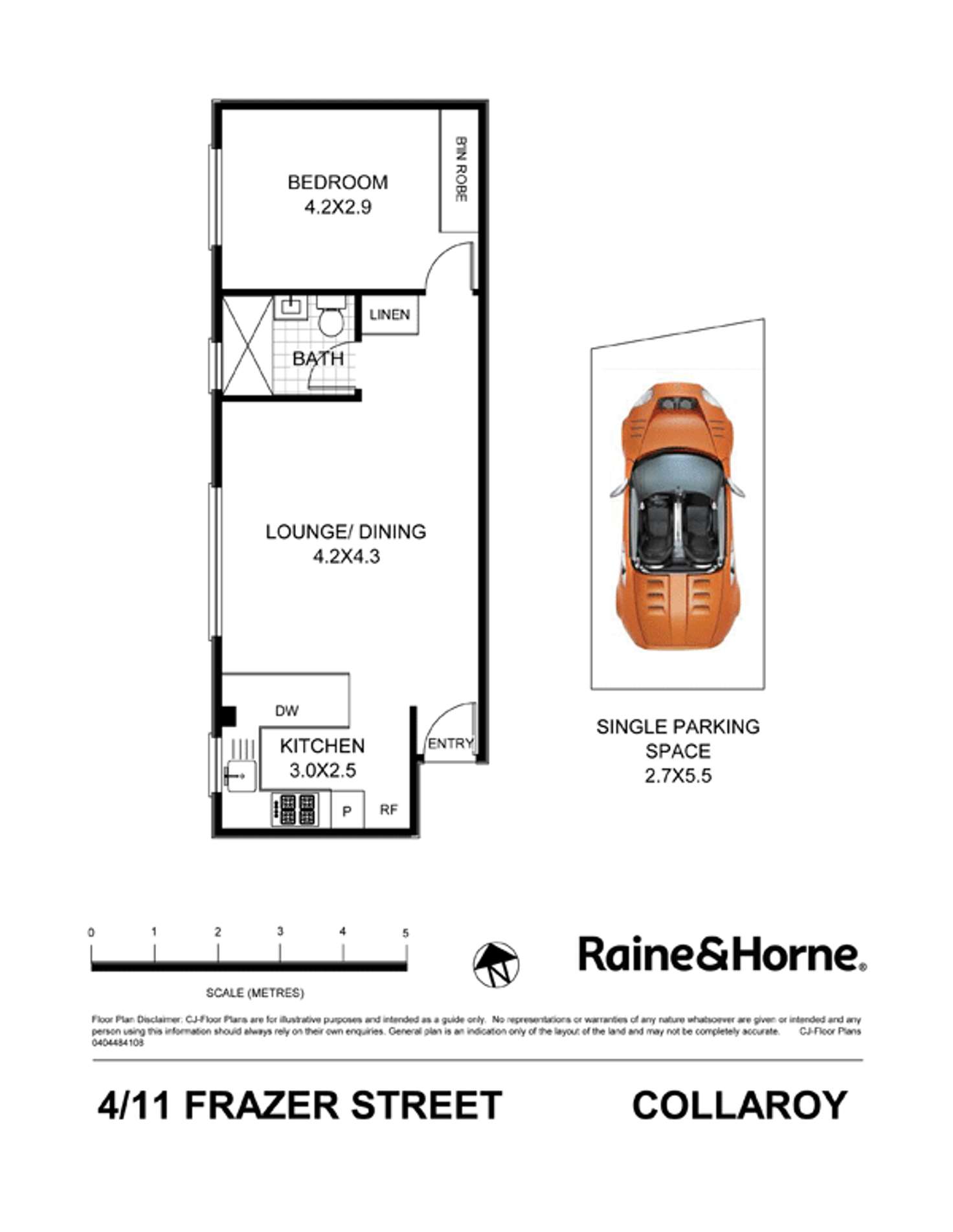 Floorplan of Homely apartment listing, 4/11 Frazer Street, Collaroy NSW 2097
