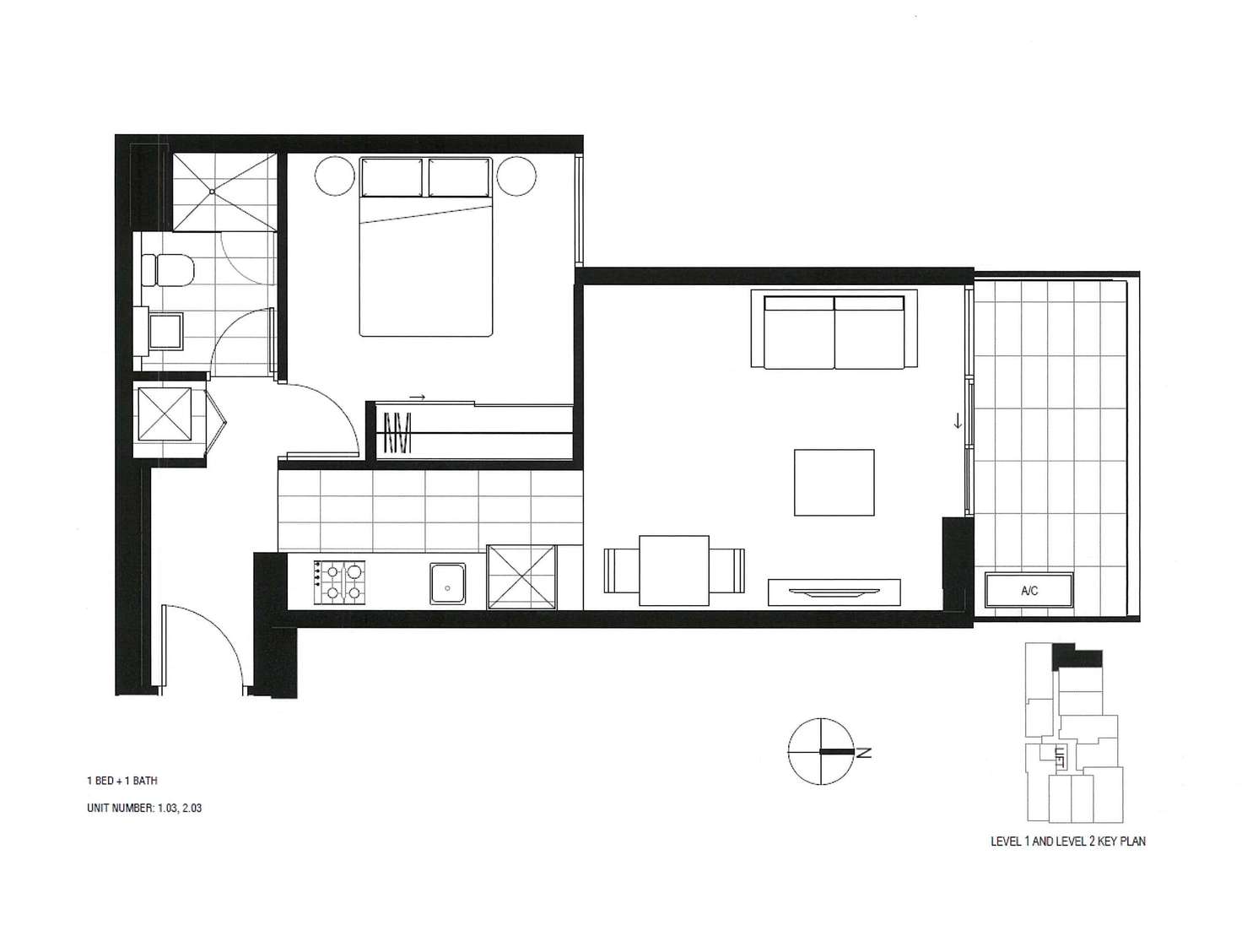 Floorplan of Homely apartment listing, 103/2-4 Archibald Street, Box Hill VIC 3128