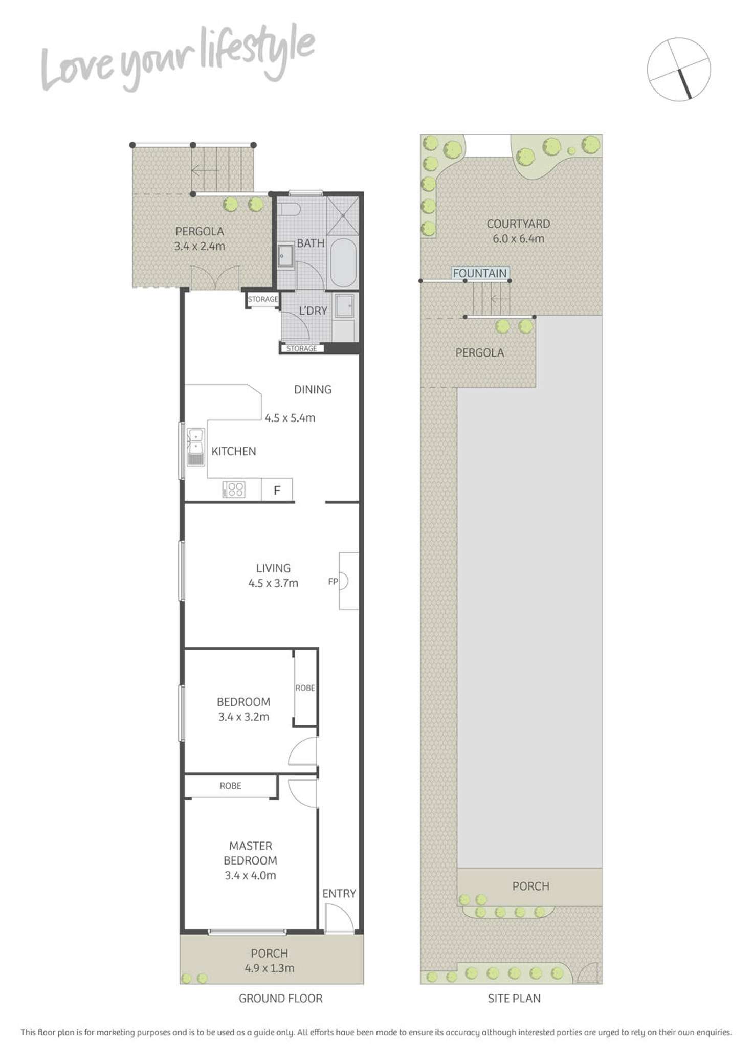 Floorplan of Homely house listing, 52 Newington Road, Marrickville NSW 2204