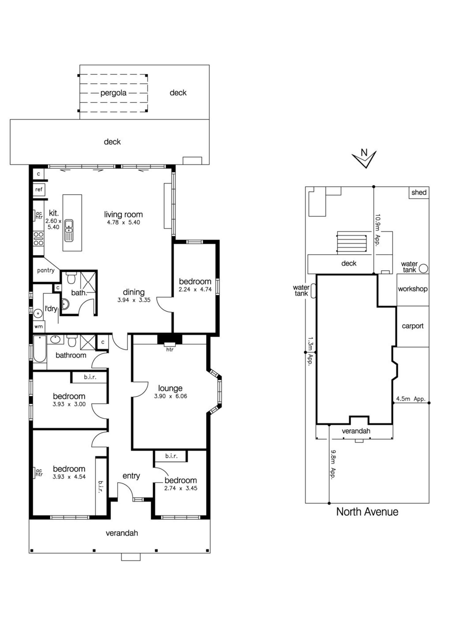 Floorplan of Homely house listing, 17 North Avenue, Altona Meadows VIC 3028