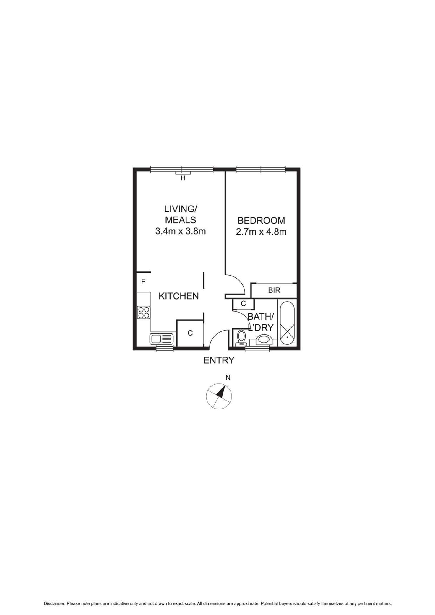 Floorplan of Homely apartment listing, 11/50 Fitzroy Street, St Kilda VIC 3182