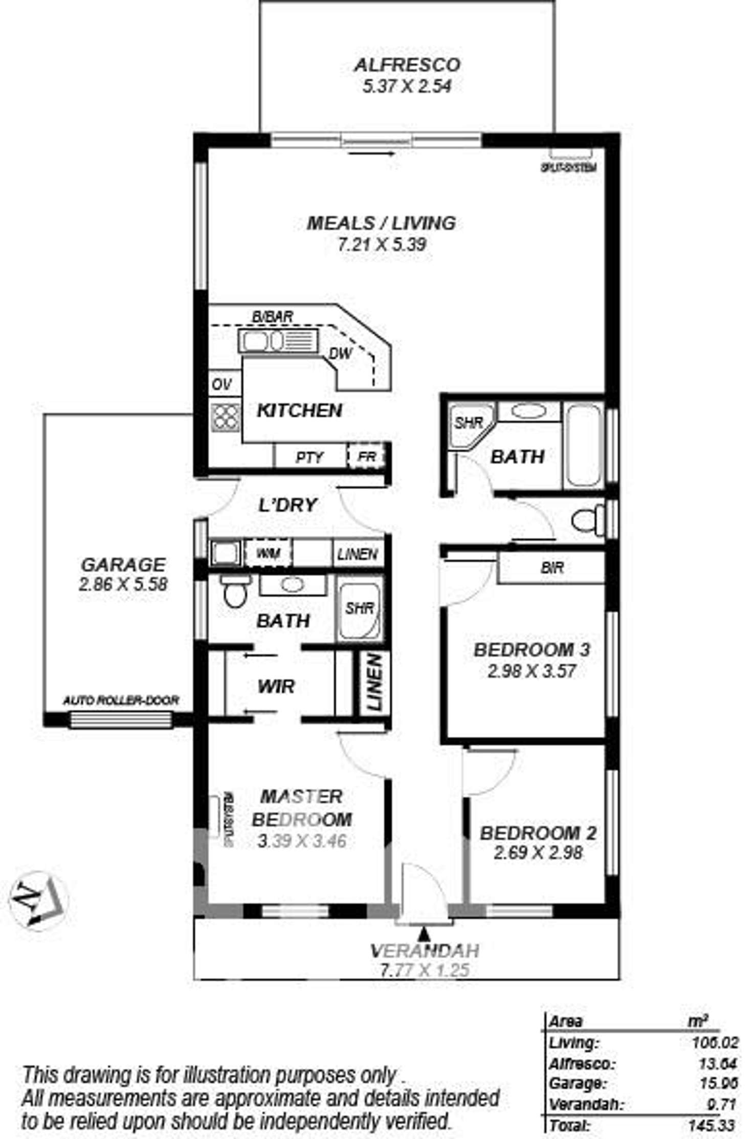 Floorplan of Homely house listing, 57 Shearwater Drive, Mawson Lakes SA 5095