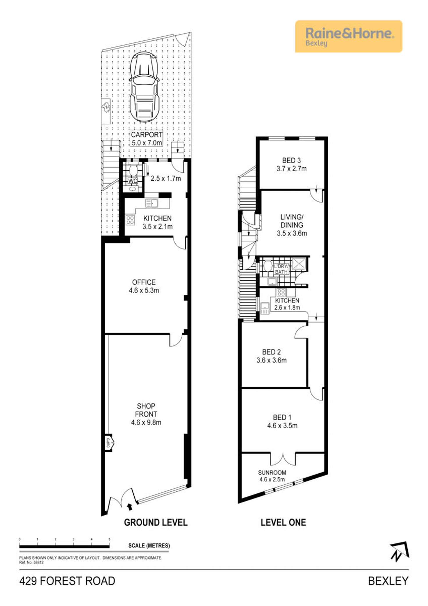 Floorplan of Homely house listing, 429 Forest Road, Bexley NSW 2207