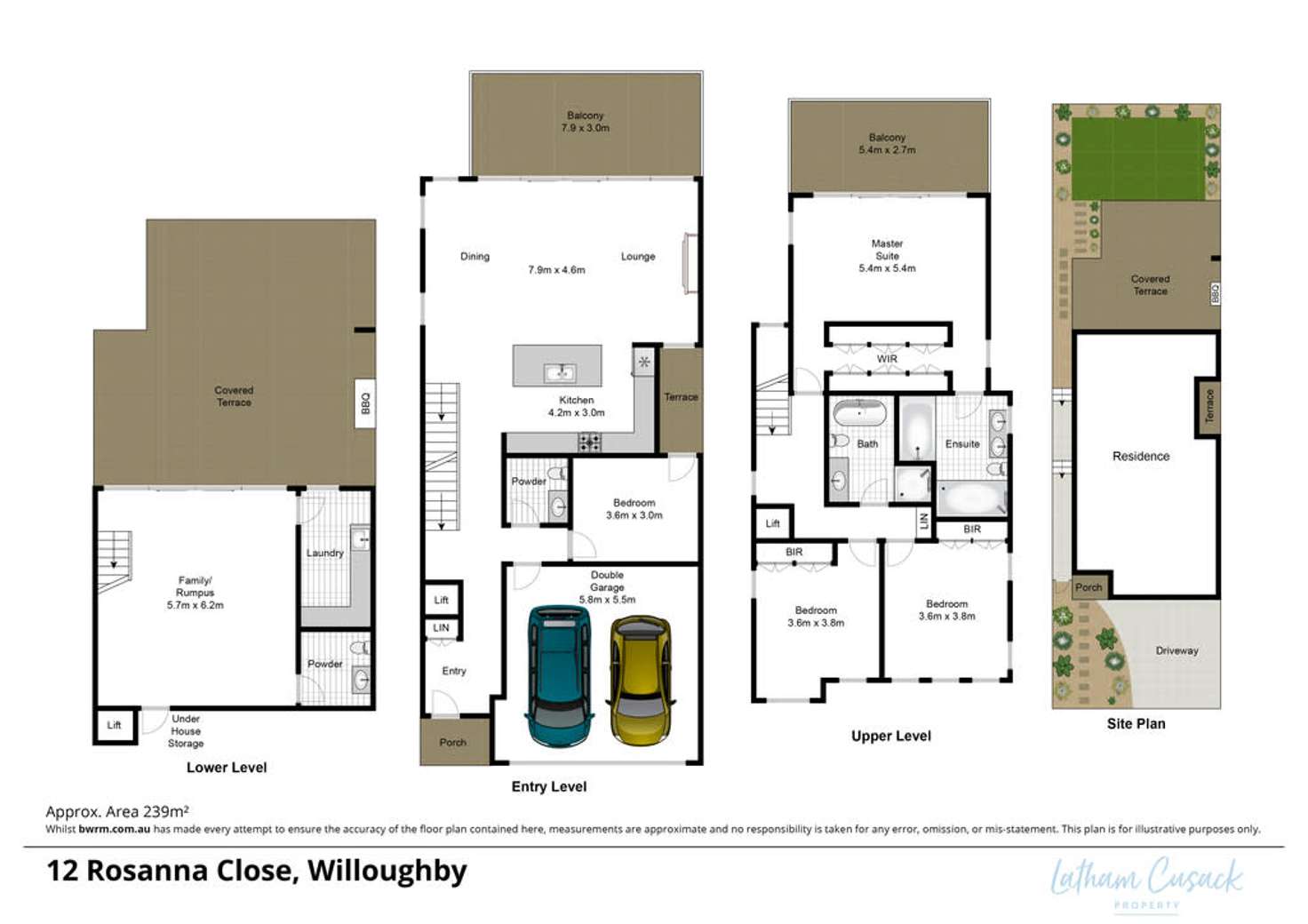 Floorplan of Homely house listing, 12 Rosanna Close, Willoughby NSW 2068