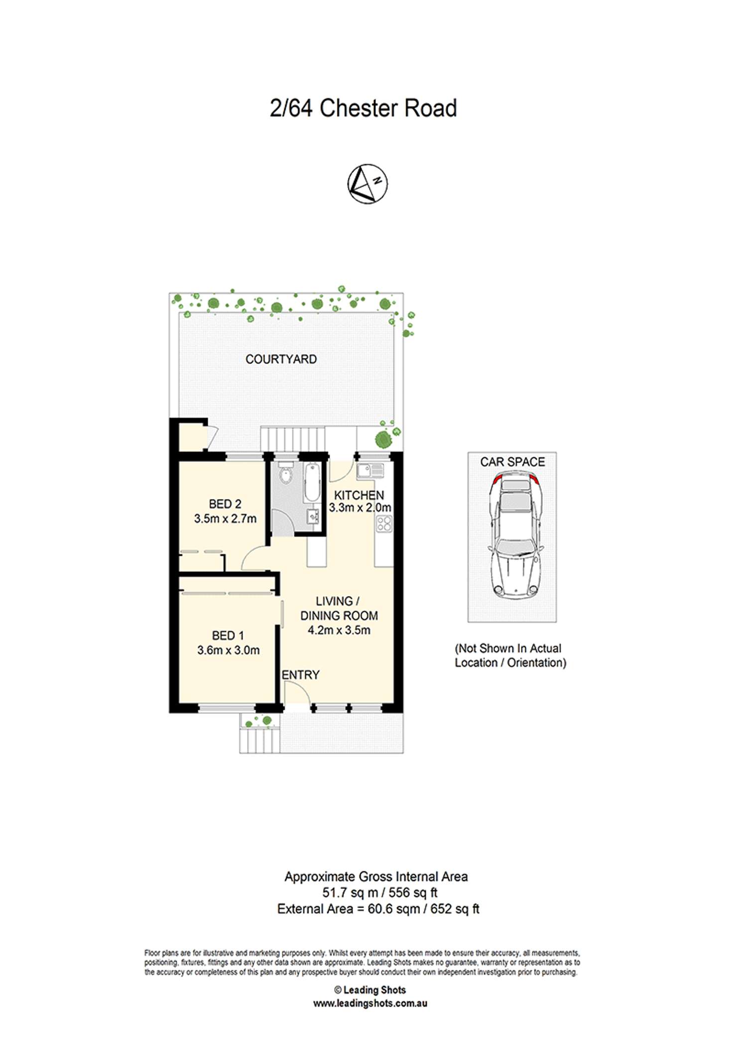 Floorplan of Homely apartment listing, 2/64 Chester Road, Annerley QLD 4103