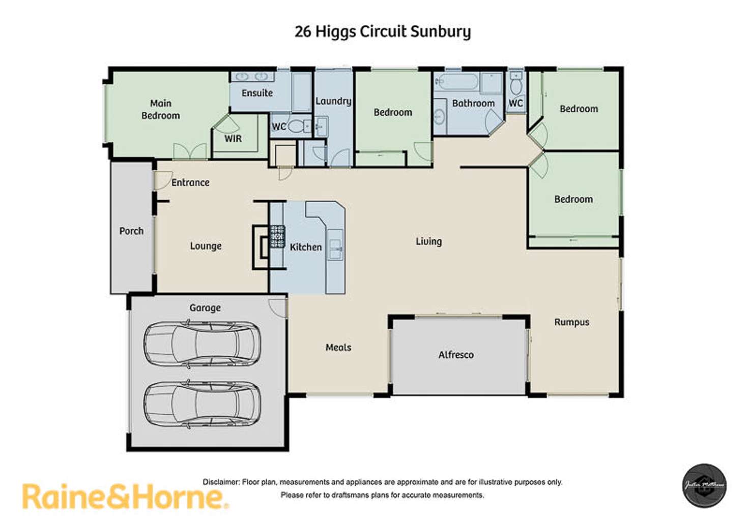 Floorplan of Homely house listing, 26 Higgs Circuit, Sunbury VIC 3429