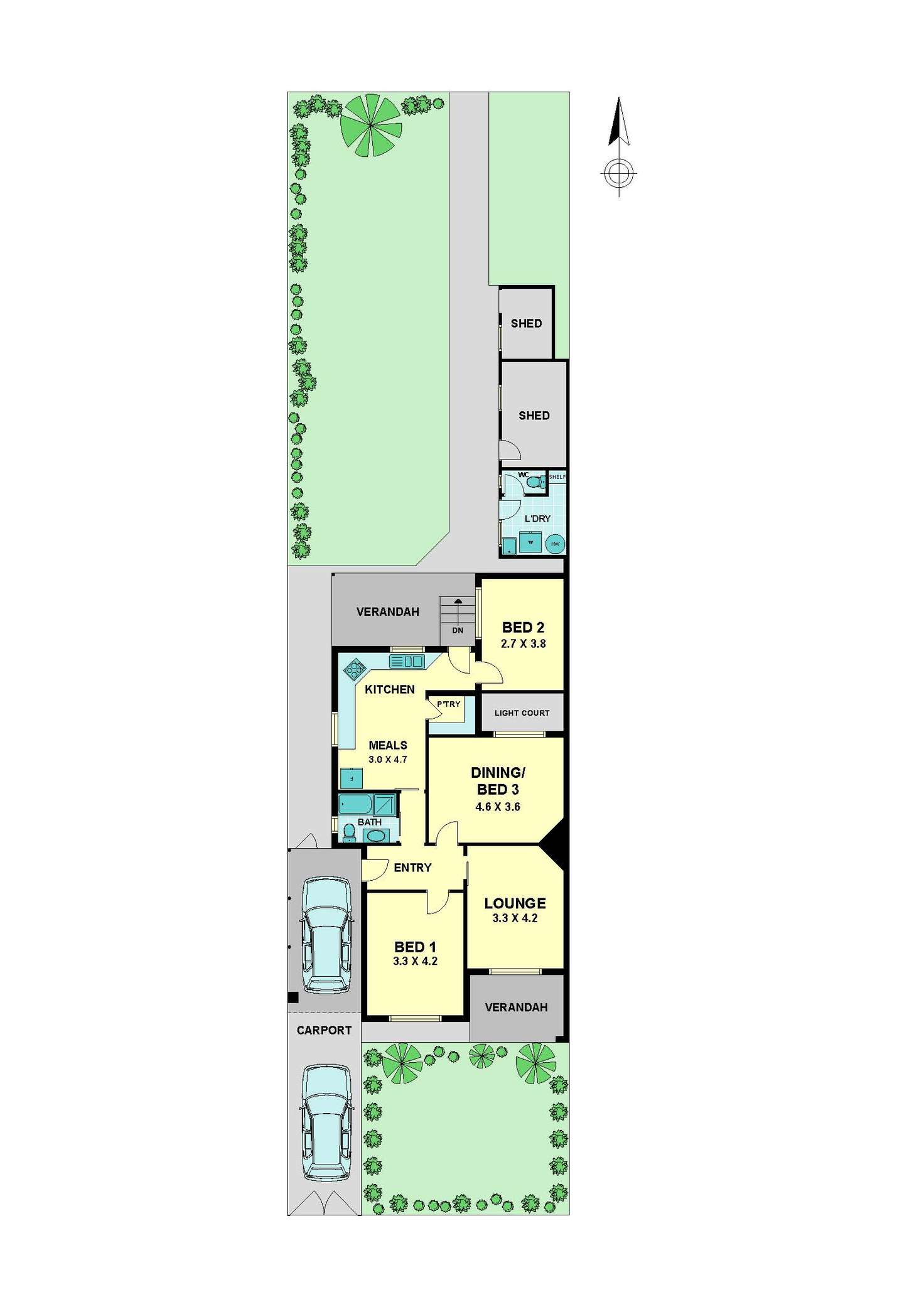 Floorplan of Homely house listing, 14 Tweedside Street, Essendon VIC 3040