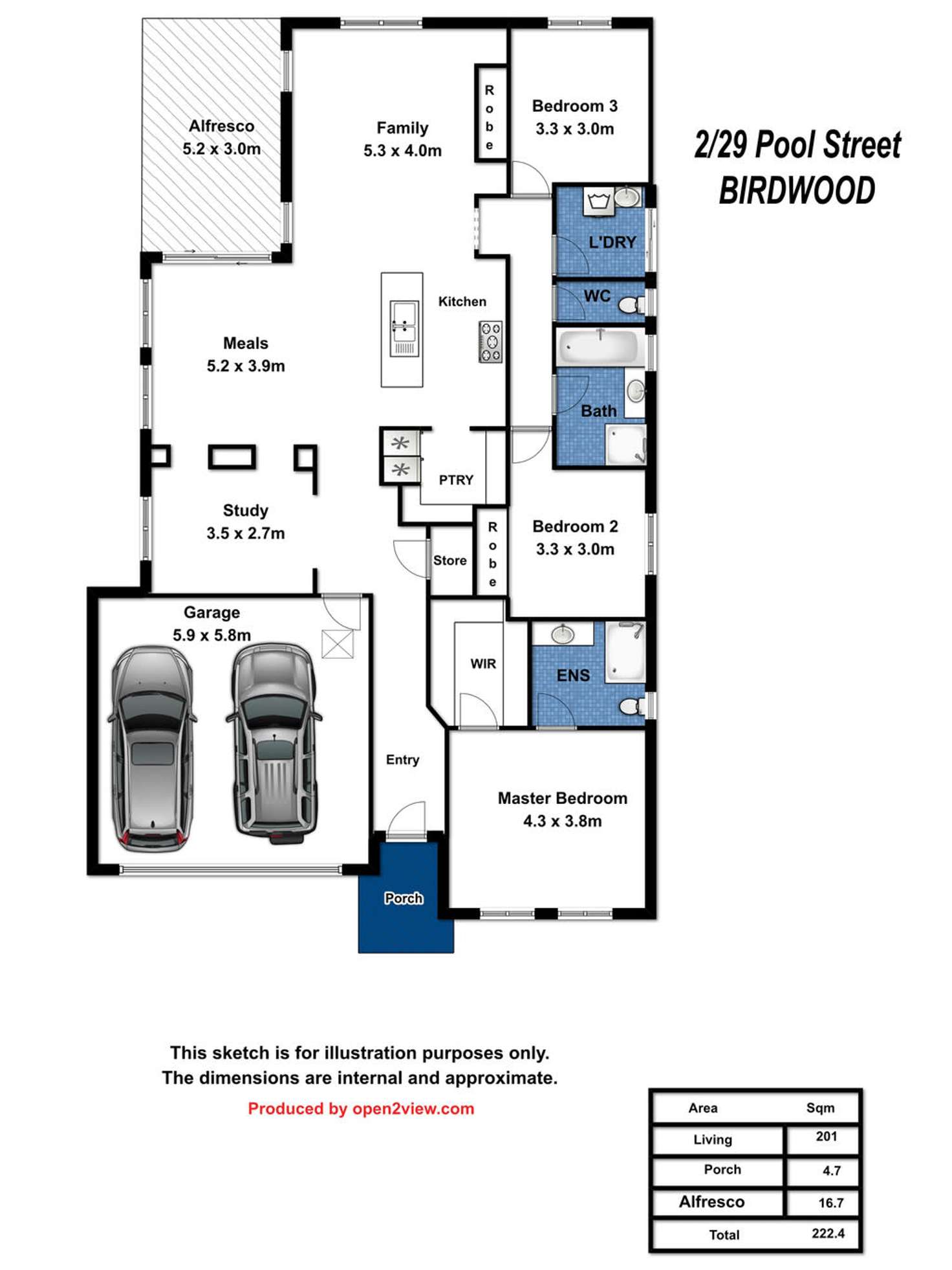 Floorplan of Homely house listing, Lot 2, 29 Pool Street, Birdwood SA 5234