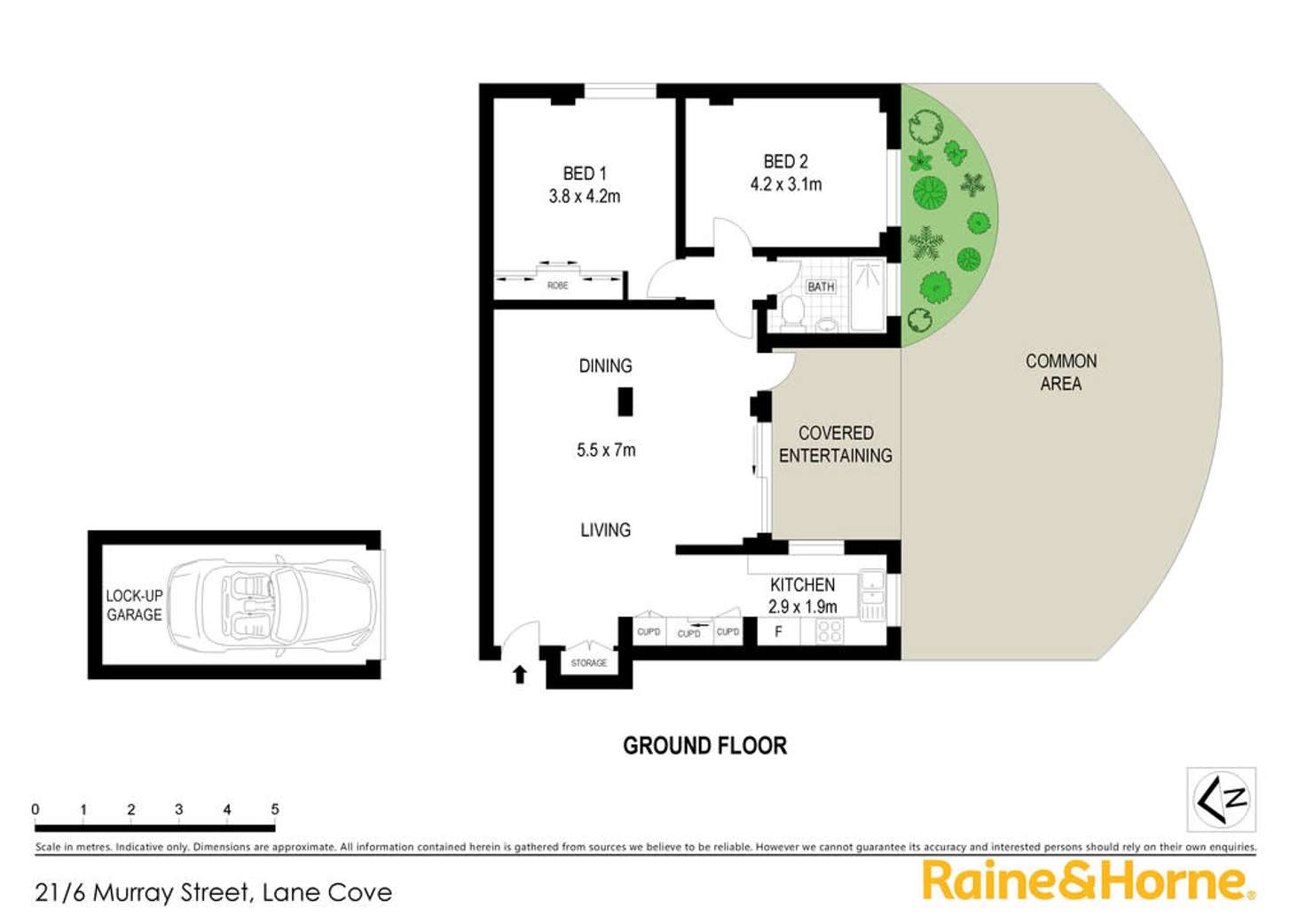 Floorplan of Homely apartment listing, 21/6 Murray Street, Lane Cove NSW 2066