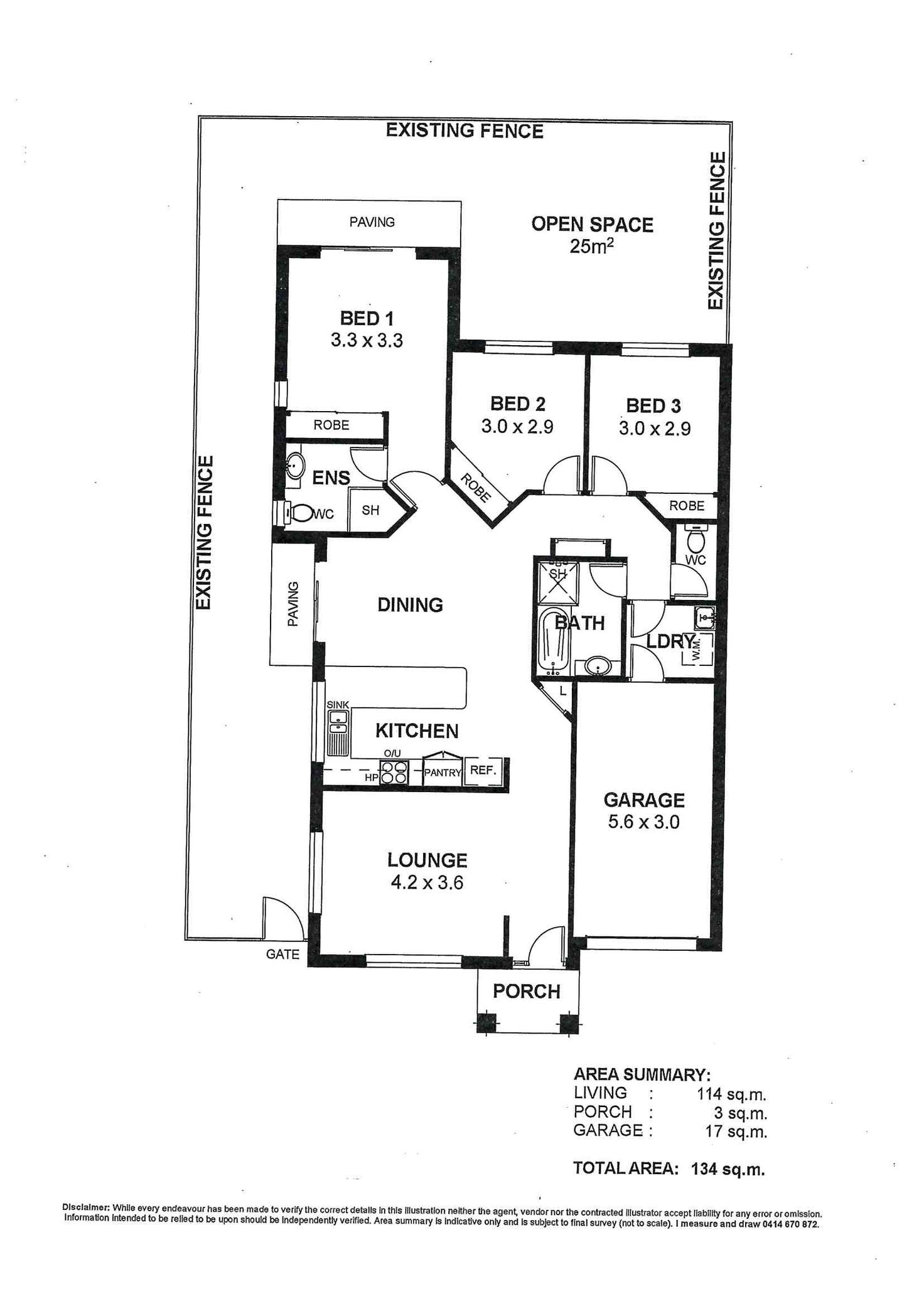 Floorplan of Homely semiDetached listing, 11/107-111 Arundel Drive, Arundel QLD 4214