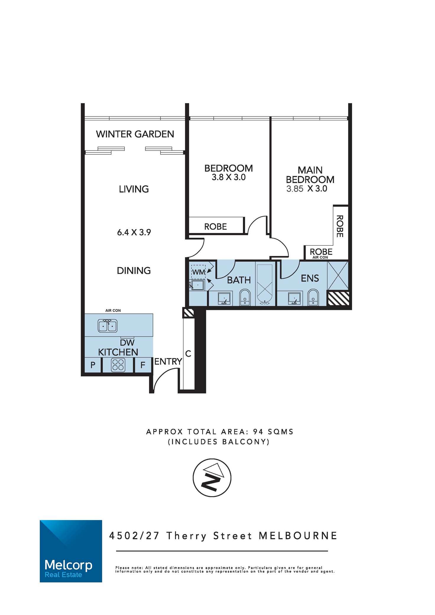 Floorplan of Homely apartment listing, 4502/27 Therry Street, Melbourne VIC 3000