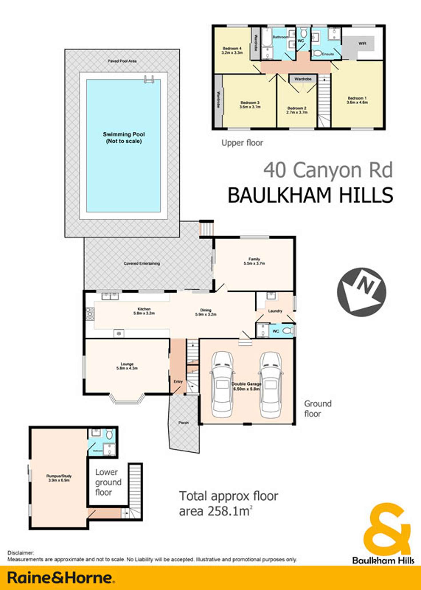 Floorplan of Homely house listing, 40 Canyon Rd, Baulkham Hills NSW 2153