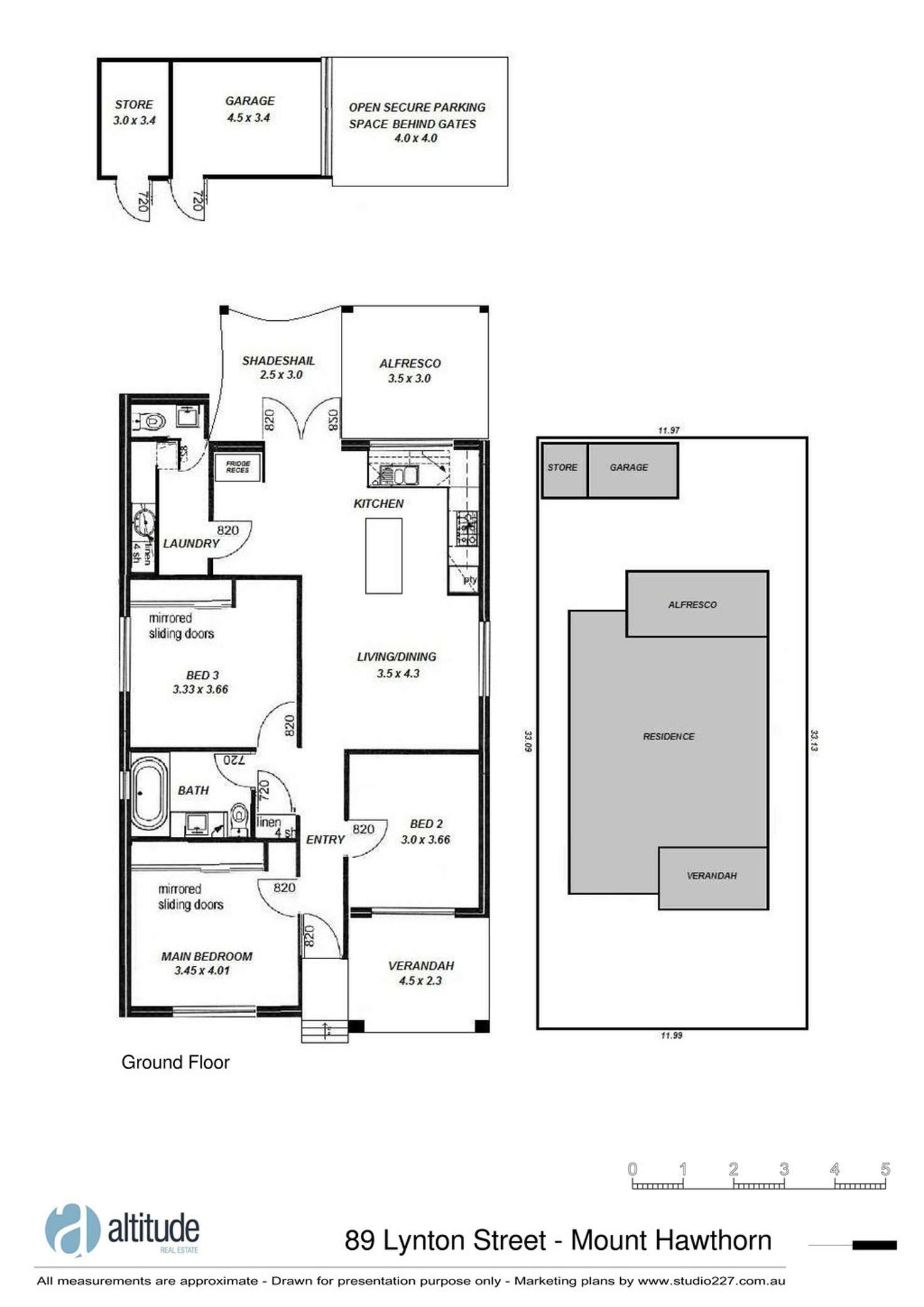 Floorplan of Homely house listing, 89 Lynton Street, Mount Hawthorn WA 6016