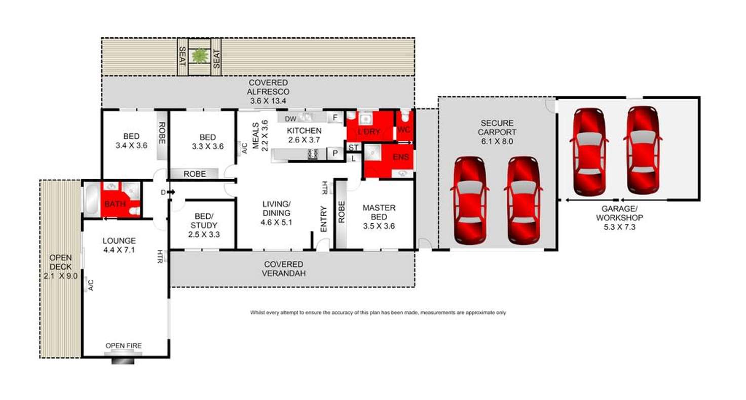Floorplan of Homely house listing, 17 Swan Street, Lara VIC 3212