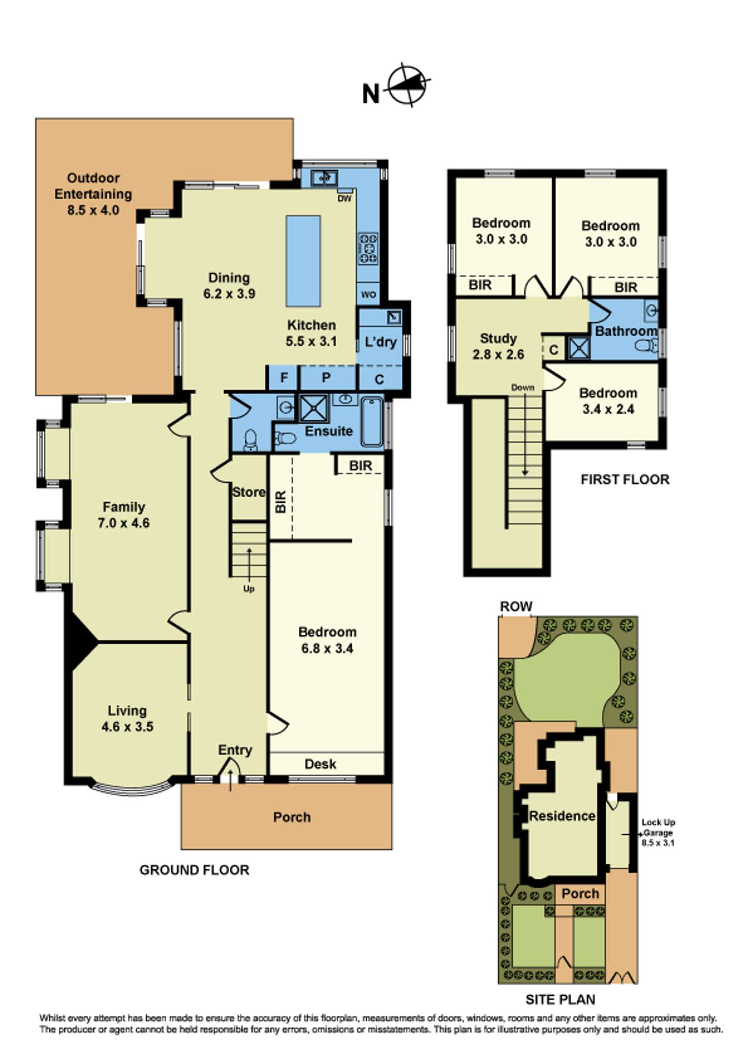 Floorplan of Homely house listing, 68 Bayview Street, Williamstown VIC 3016