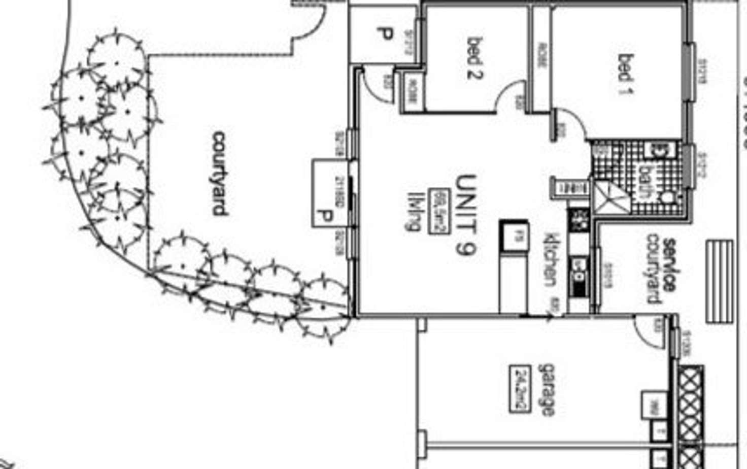 Floorplan of Homely villa listing, 9/2 Waitangi Street, Blackwall NSW 2256