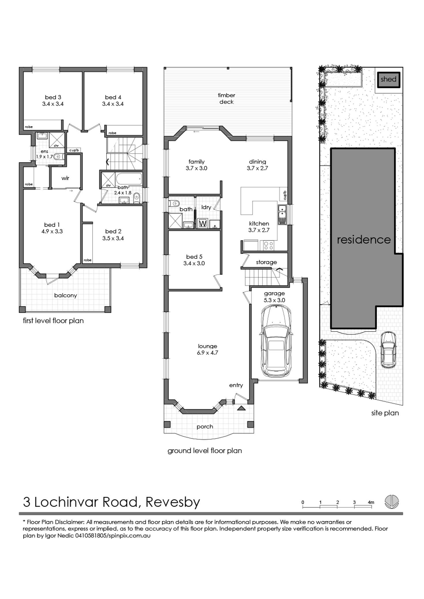 Floorplan of Homely house listing, 3 Lochinvar Road, Revesby NSW 2212