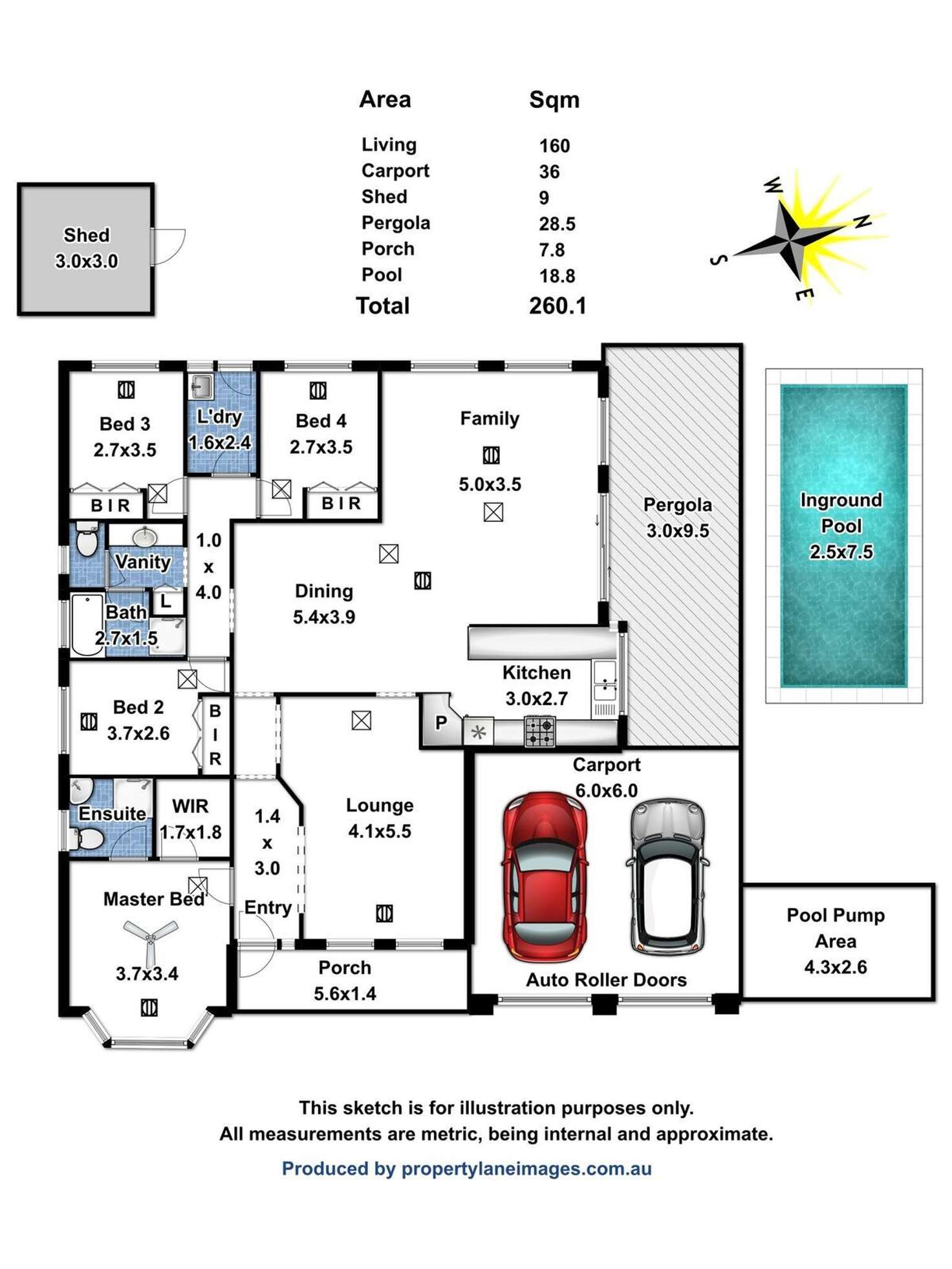 Floorplan of Homely house listing, 13 Norman Terrace, Blakeview SA 5114