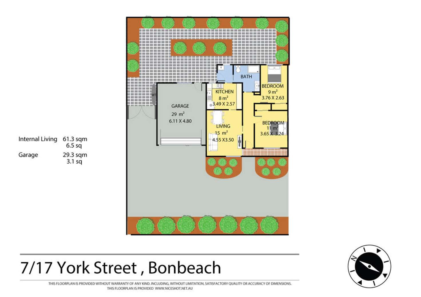 Floorplan of Homely house listing, 7/17 York Street, Bonbeach VIC 3196