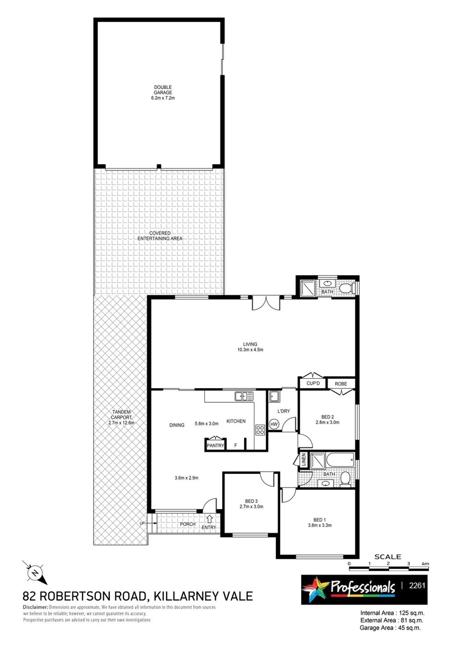 Floorplan of Homely house listing, 82 Robertson Road, Killarney Vale NSW 2261