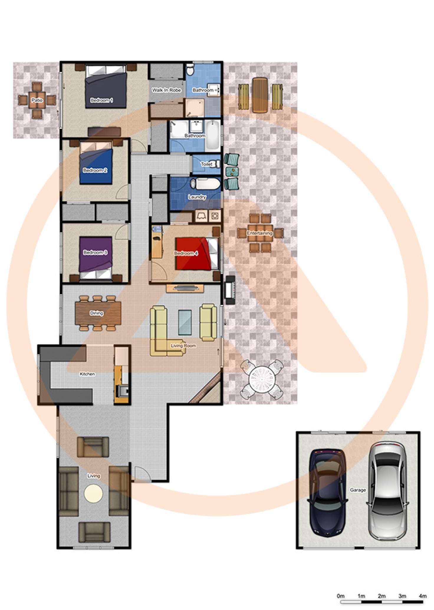 Floorplan of Homely house listing, 194 Forestdale Drive, Forestdale QLD 4118