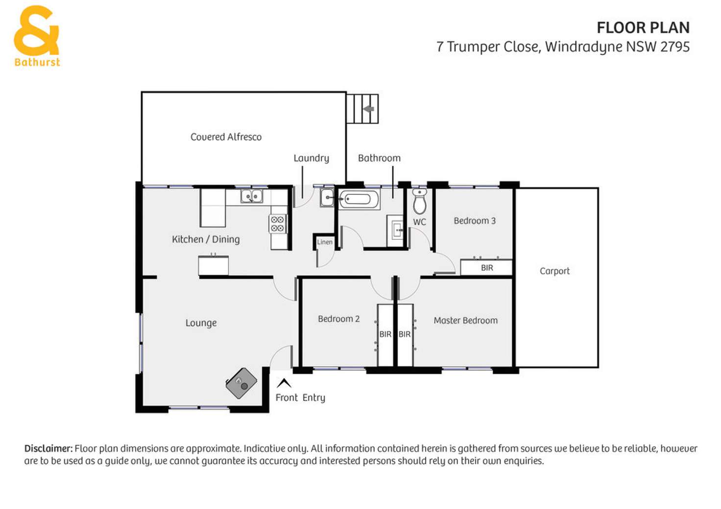 Floorplan of Homely house listing, 7 Trumper Place, Windradyne NSW 2795