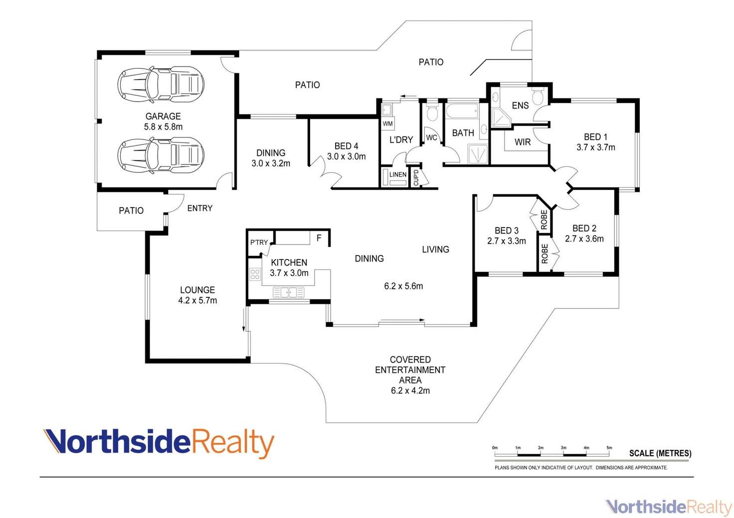 Floorplan of Homely house listing, 14 Saraband Drive, Eatons Hill QLD 4037