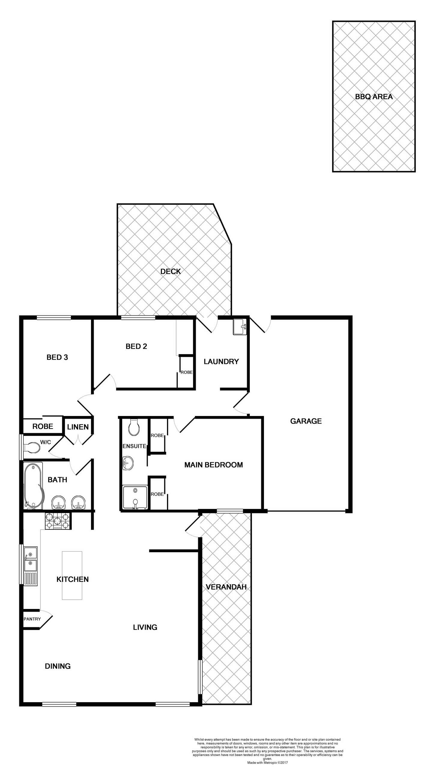 Floorplan of Homely house listing, 3 Burnett Street, Cessnock NSW 2325