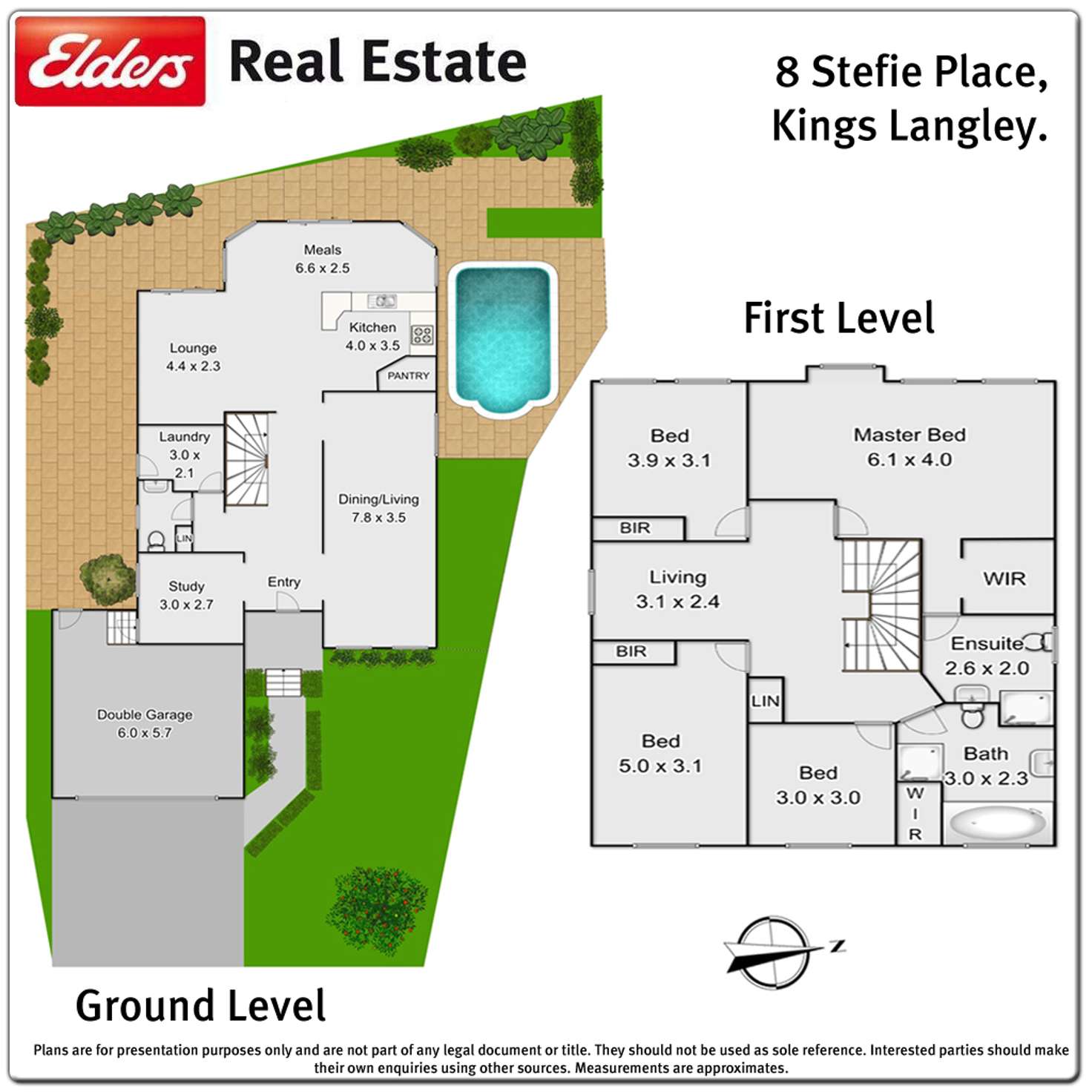 Floorplan of Homely house listing, 8 Stefie Place, Kings Langley NSW 2147