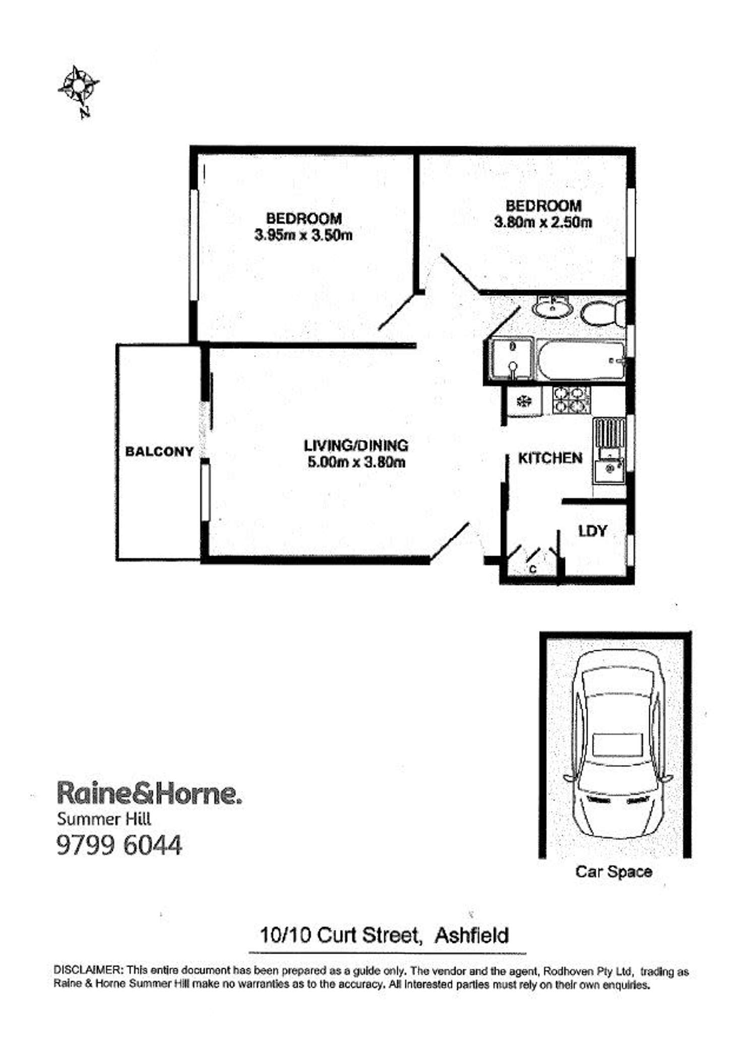 Floorplan of Homely apartment listing, 10/10 Curt Street, Ashfield NSW 2131