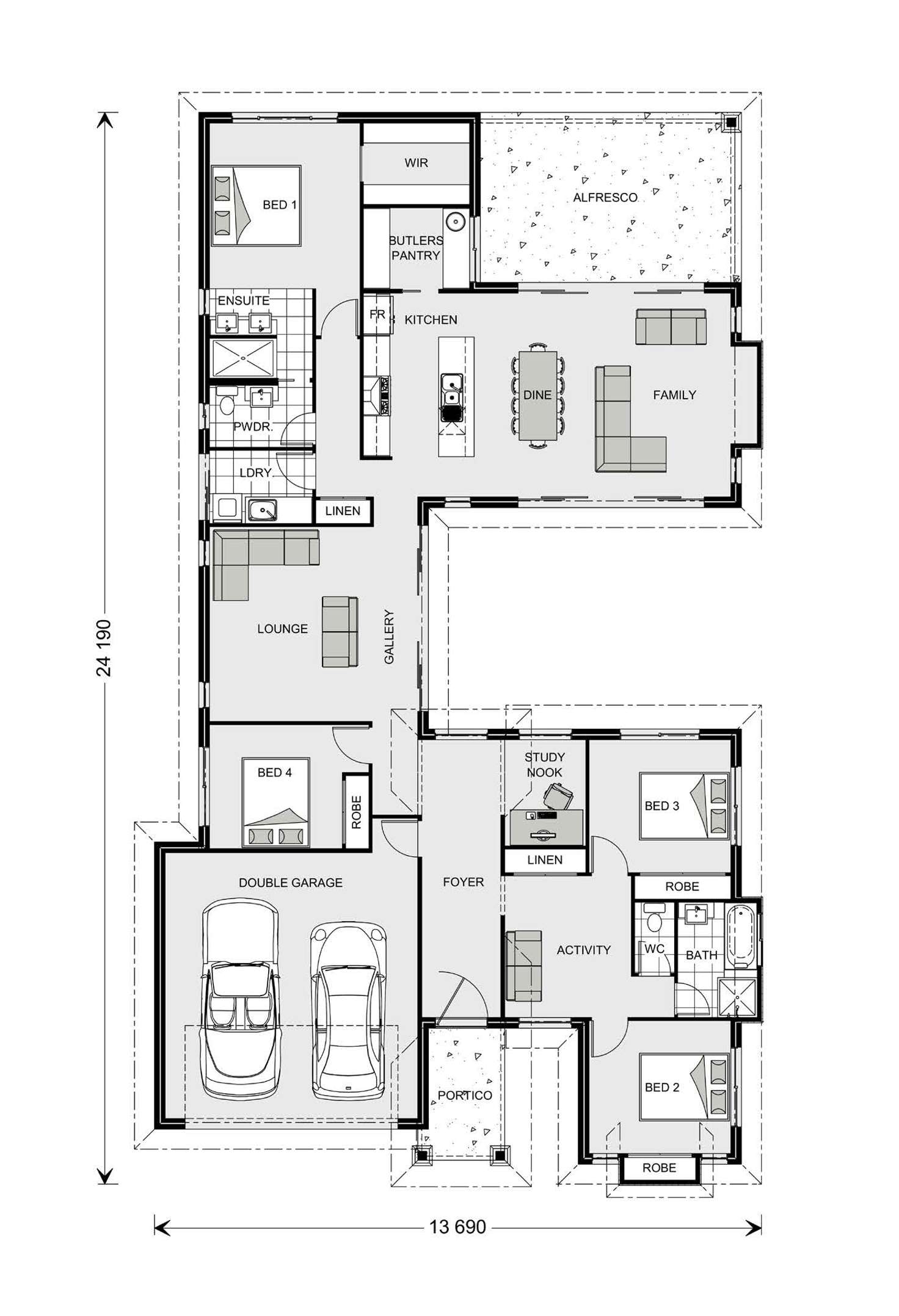Floorplan of Homely house listing, Lot 3 Beach Hut Lane, Funnel Bay, Airlie Beach QLD 4802
