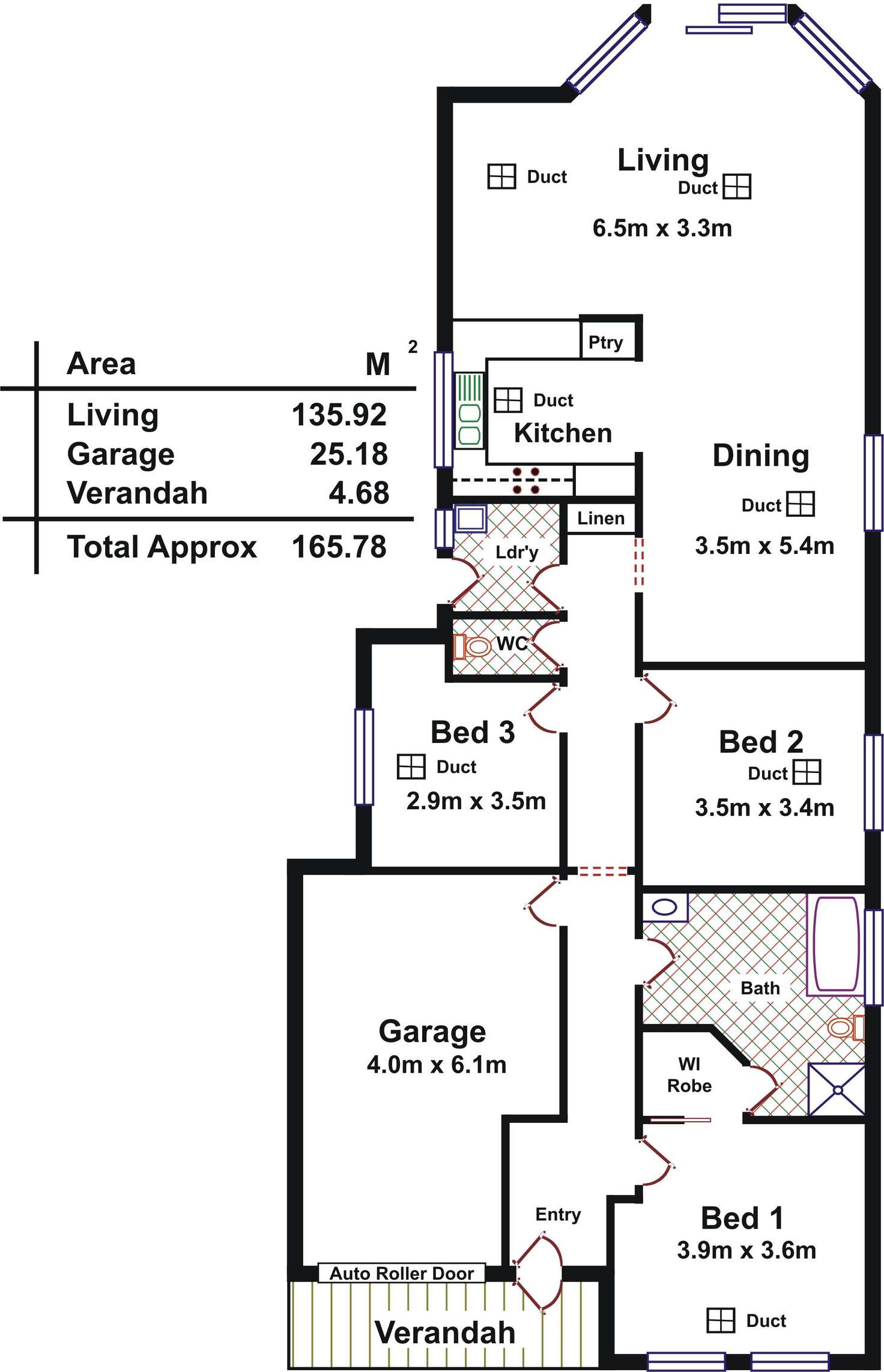 Floorplan of Homely house listing, 81b Portrush Road, Evandale SA 5069