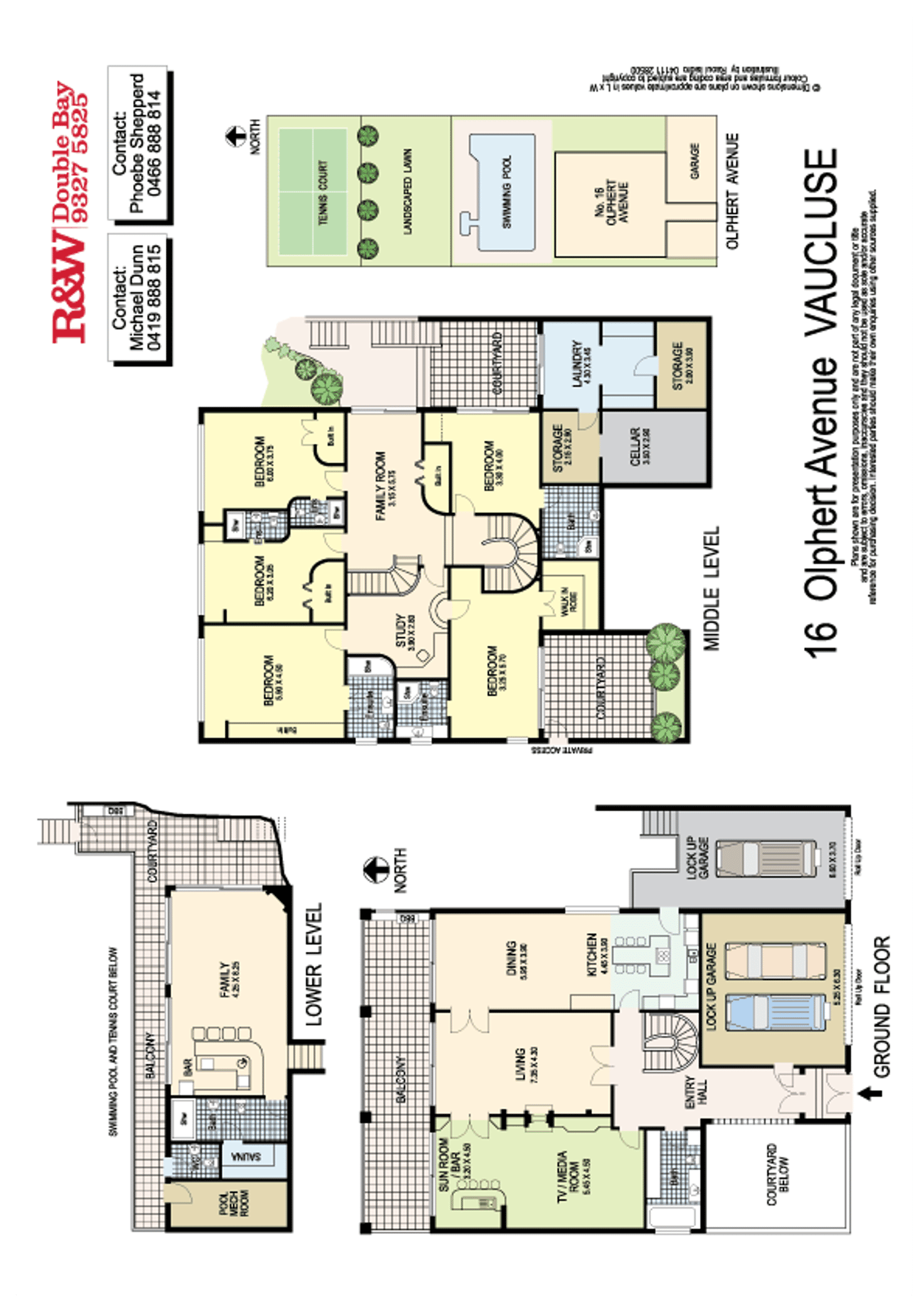 Floorplan of Homely house listing, 16 Olphert Avenue, Vaucluse NSW 2030