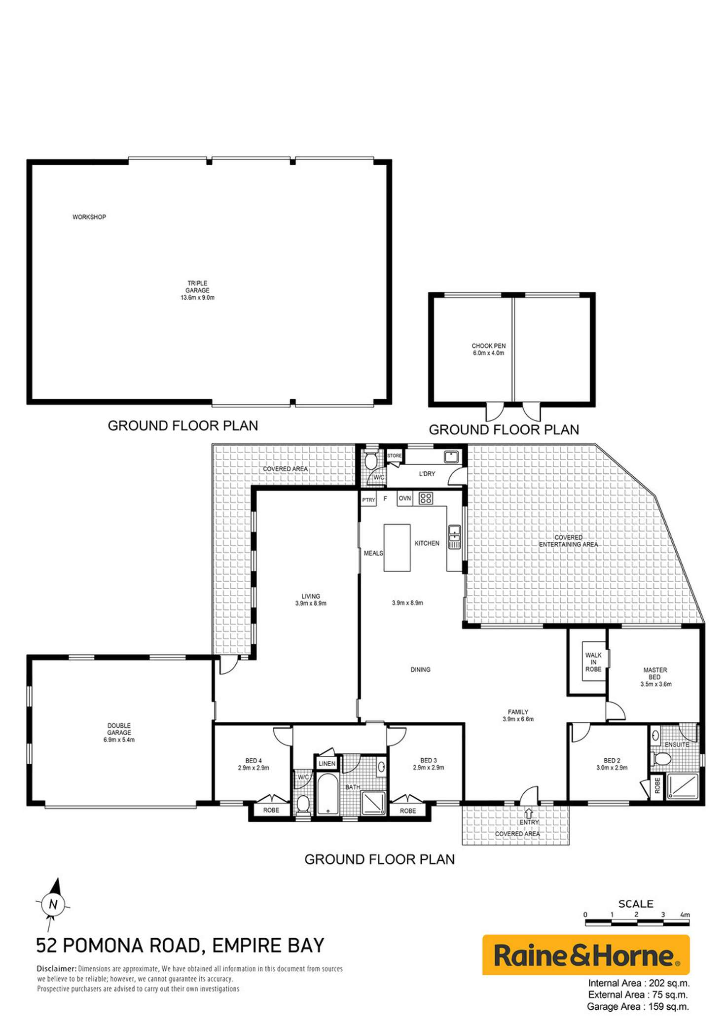 Floorplan of Homely house listing, 52 Pomona Road, Empire Bay NSW 2257