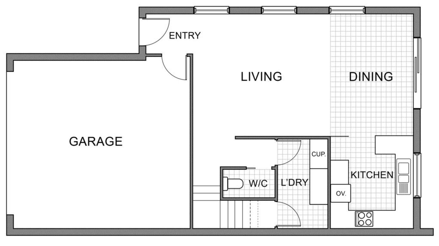 Floorplan of Homely unit listing, 4/4 Burgoyne Street, Bonython ACT 2905