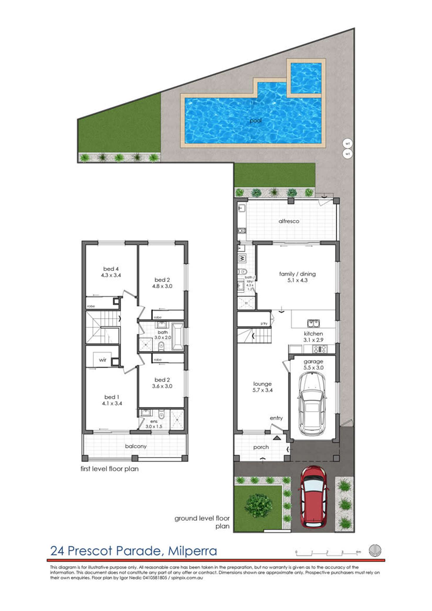 Floorplan of Homely house listing, 24 Prescot Parade, Milperra NSW 2214