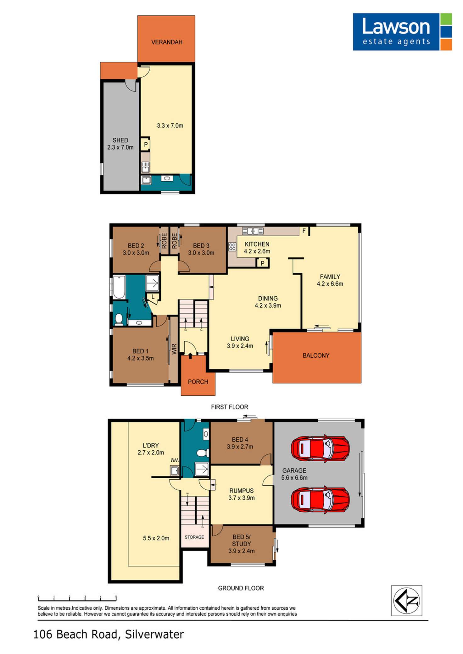 Floorplan of Homely house listing, 106 Beach Road, Silverwater NSW 2264