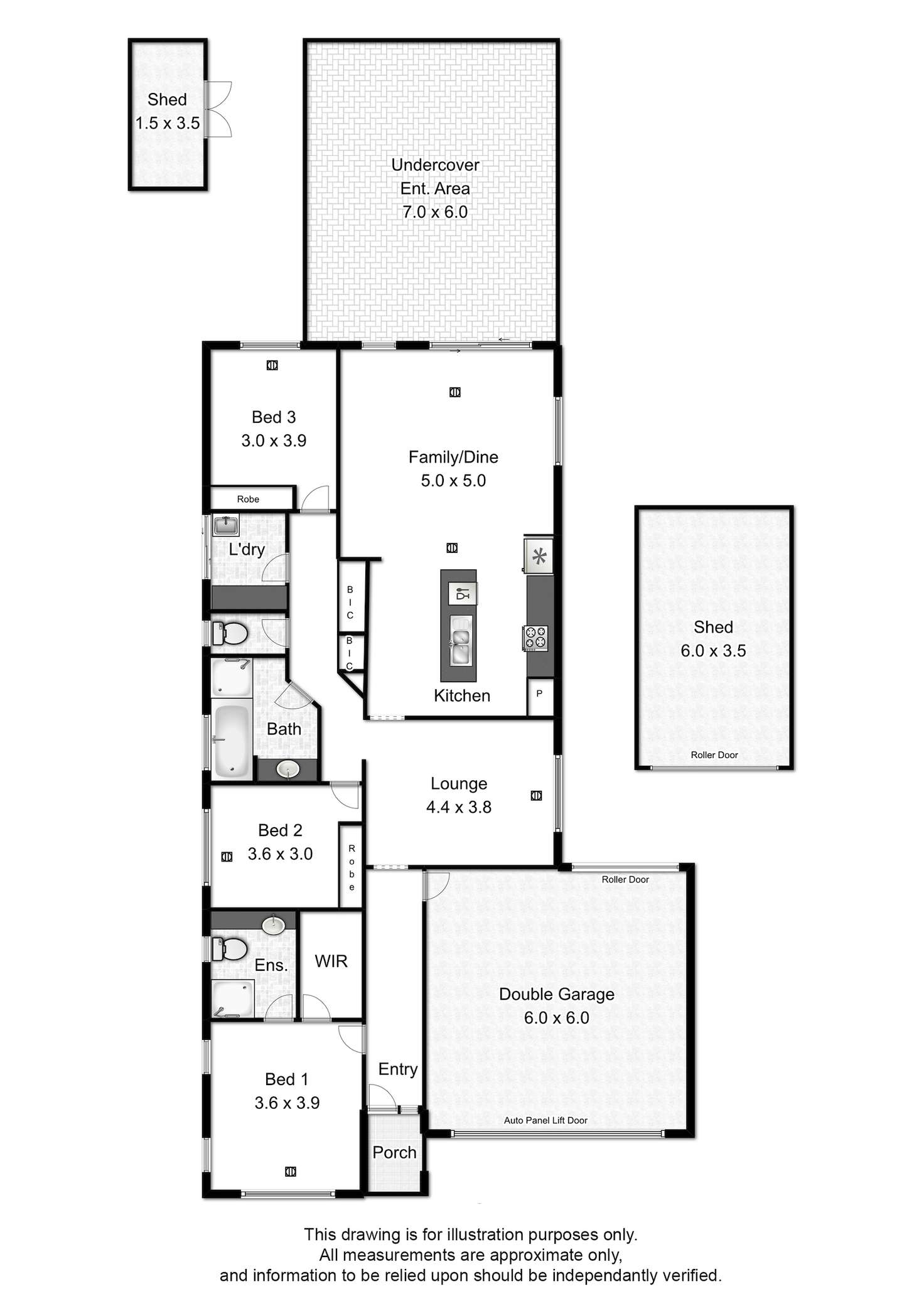 Floorplan of Homely house listing, 22 BANKSIA AVENUE, Aldinga Beach SA 5173