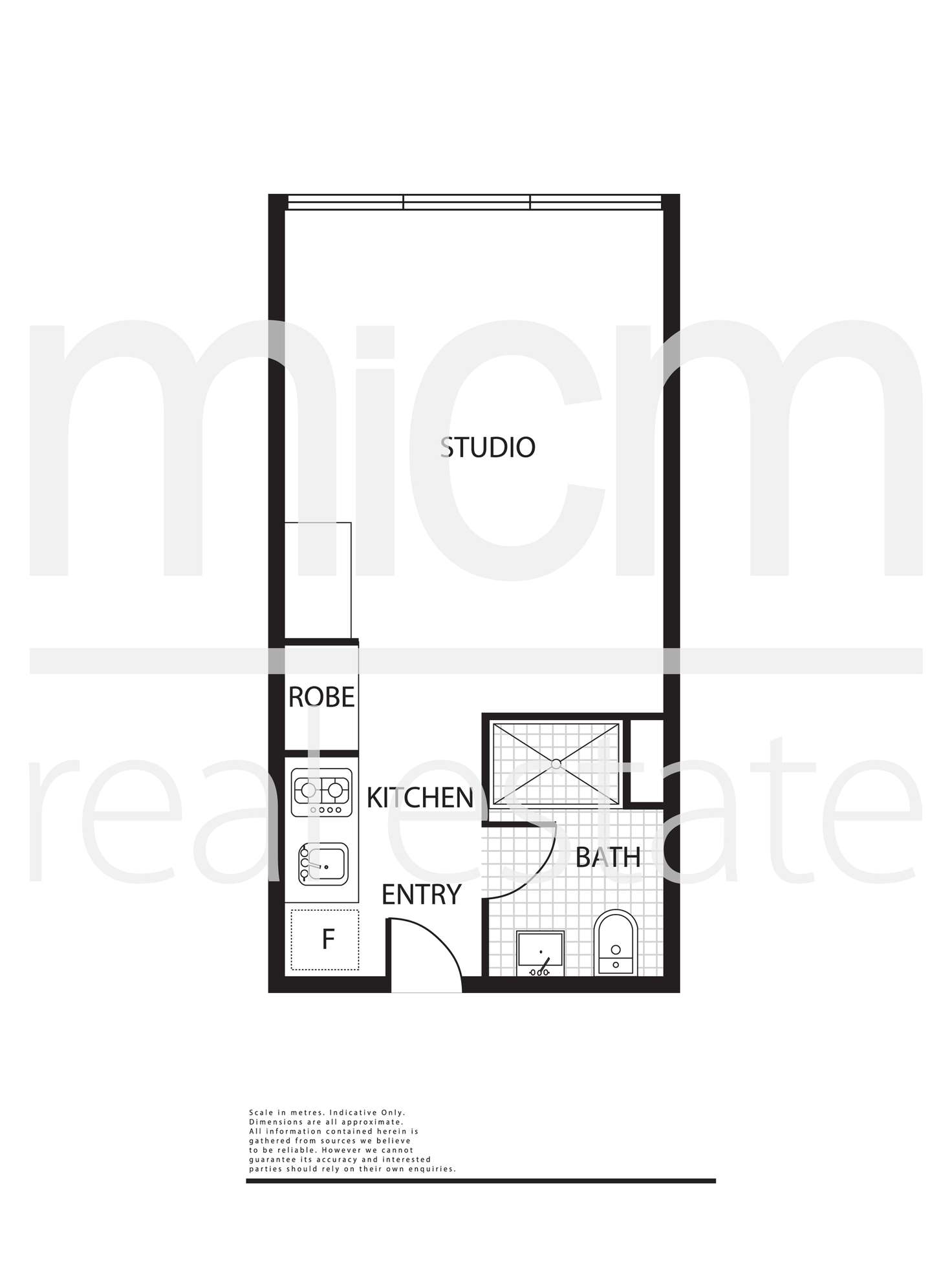 Floorplan of Homely apartment listing, 605/181 A'Beckett Street, Melbourne VIC 3000