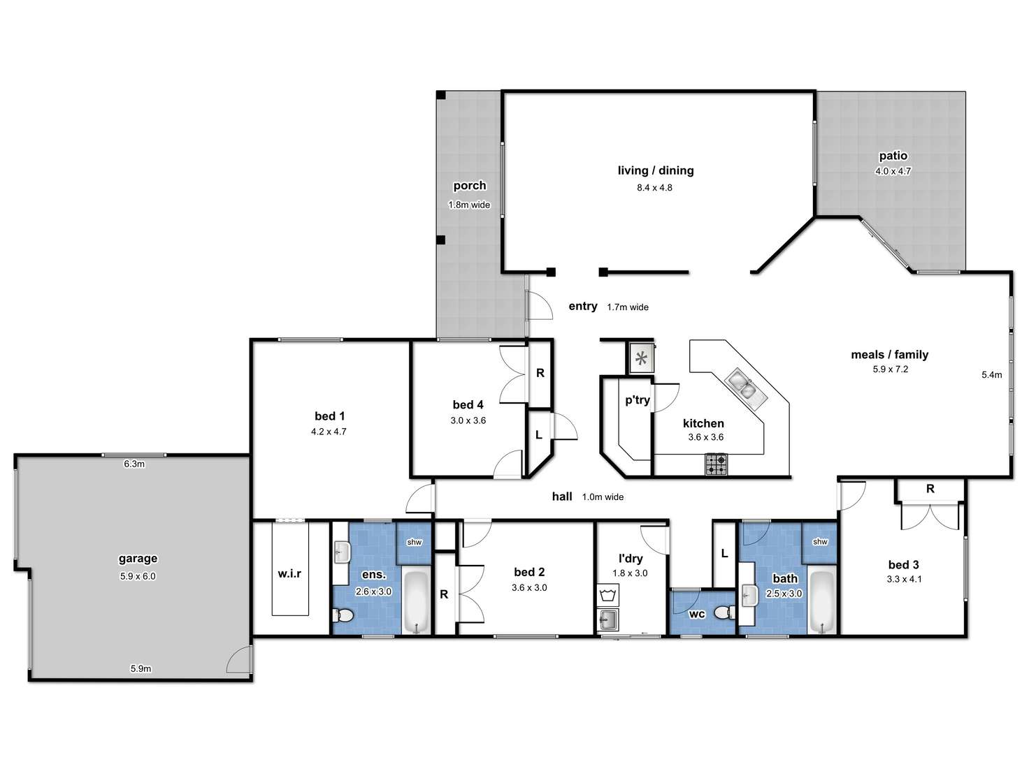 Floorplan of Homely house listing, 16 Stratford Way, Burradoo NSW 2576