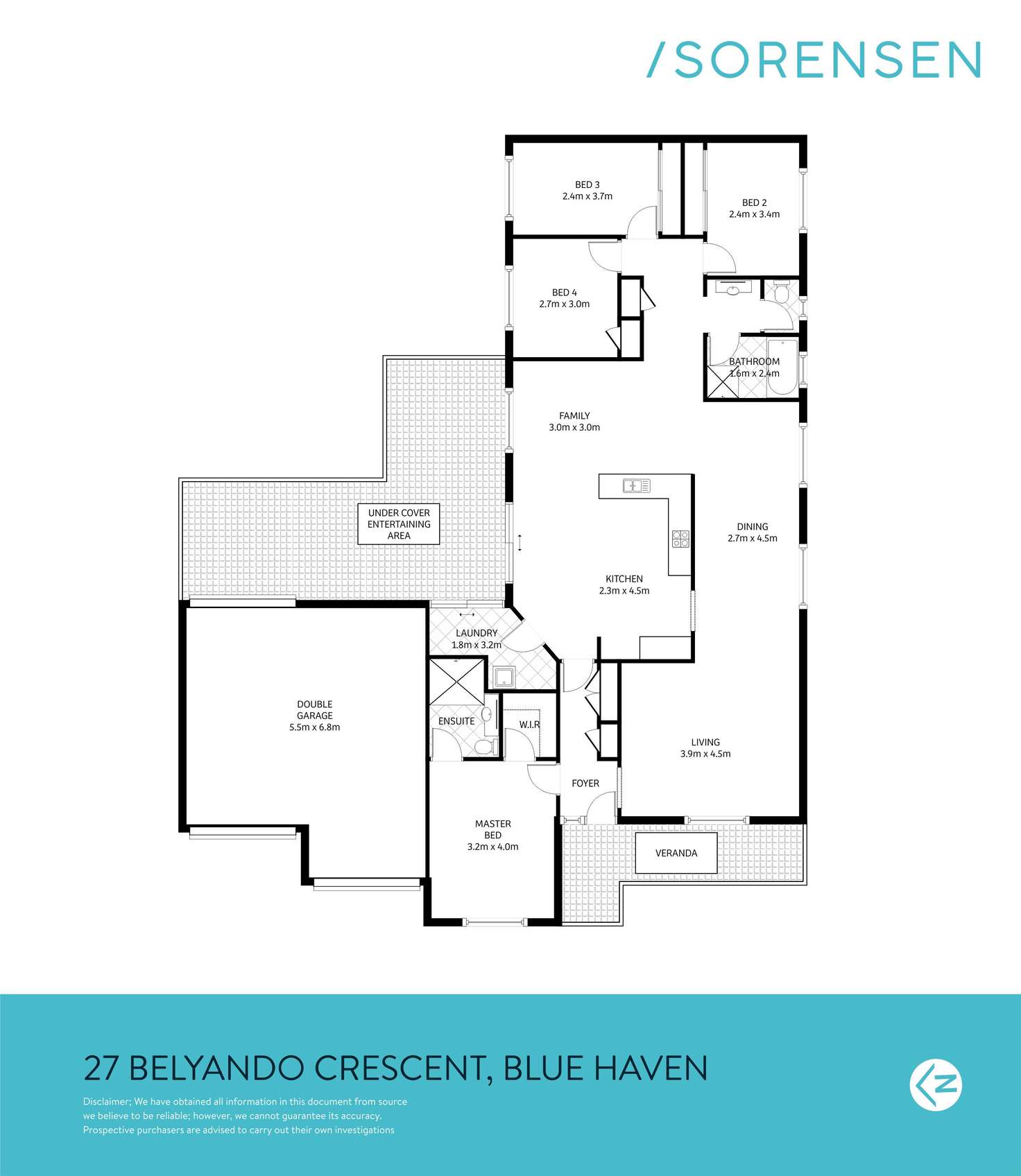 Floorplan of Homely house listing, 27 Belyando Crescent, Blue Haven NSW 2262