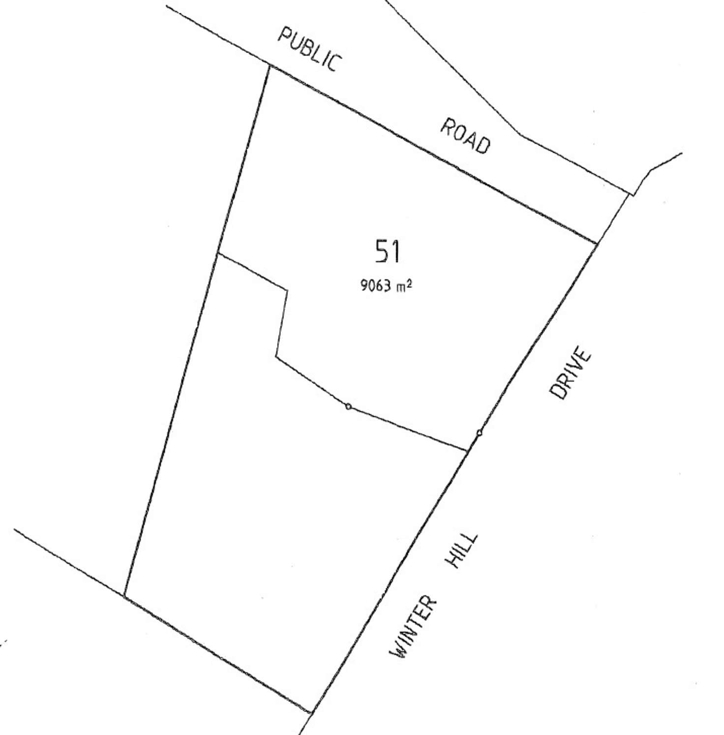 Floorplan of Homely residentialLand listing, Lot 51 Winter Hill Drive, Boston SA 5607