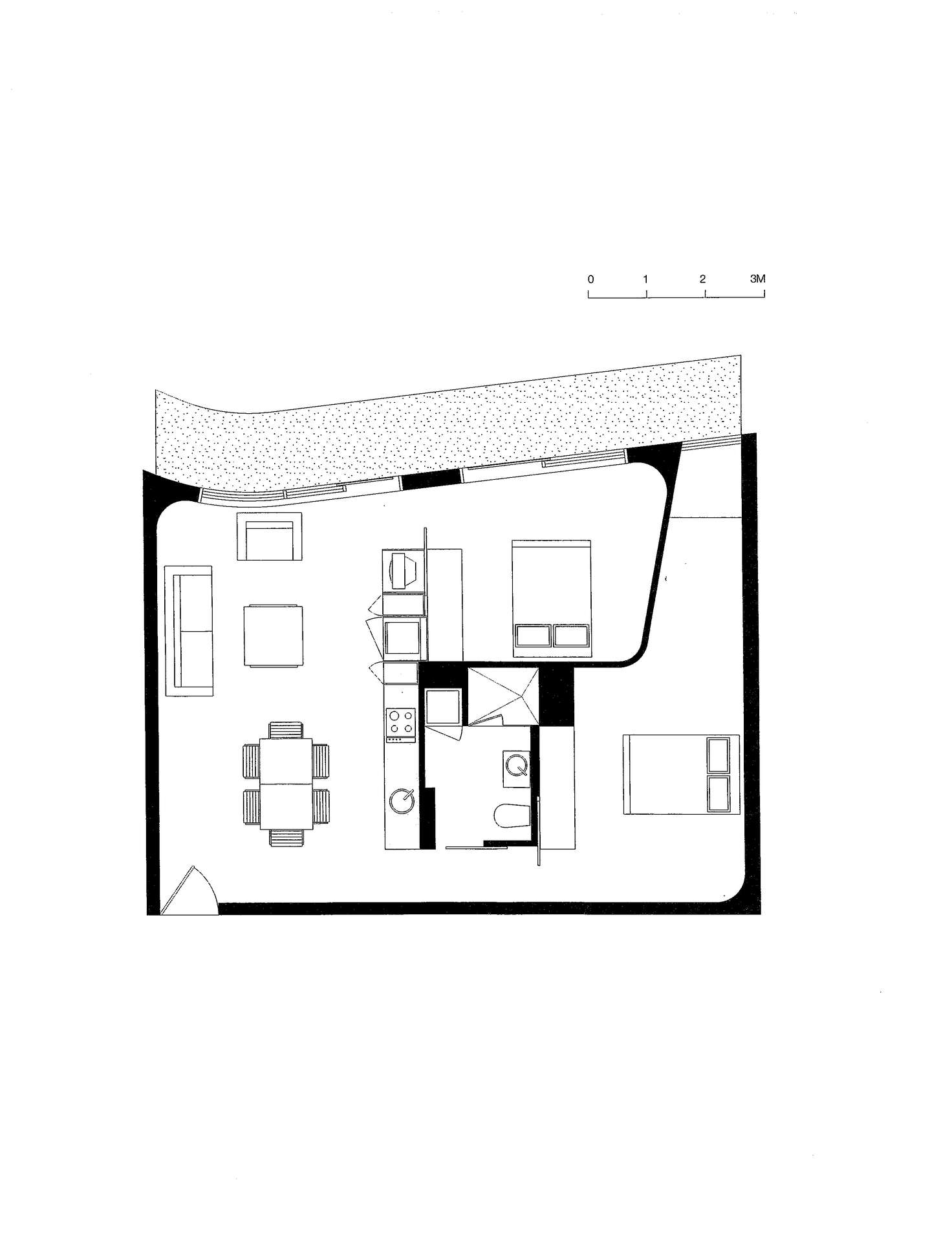 Floorplan of Homely apartment listing, 204/300 Swanston Street, Melbourne VIC 3000