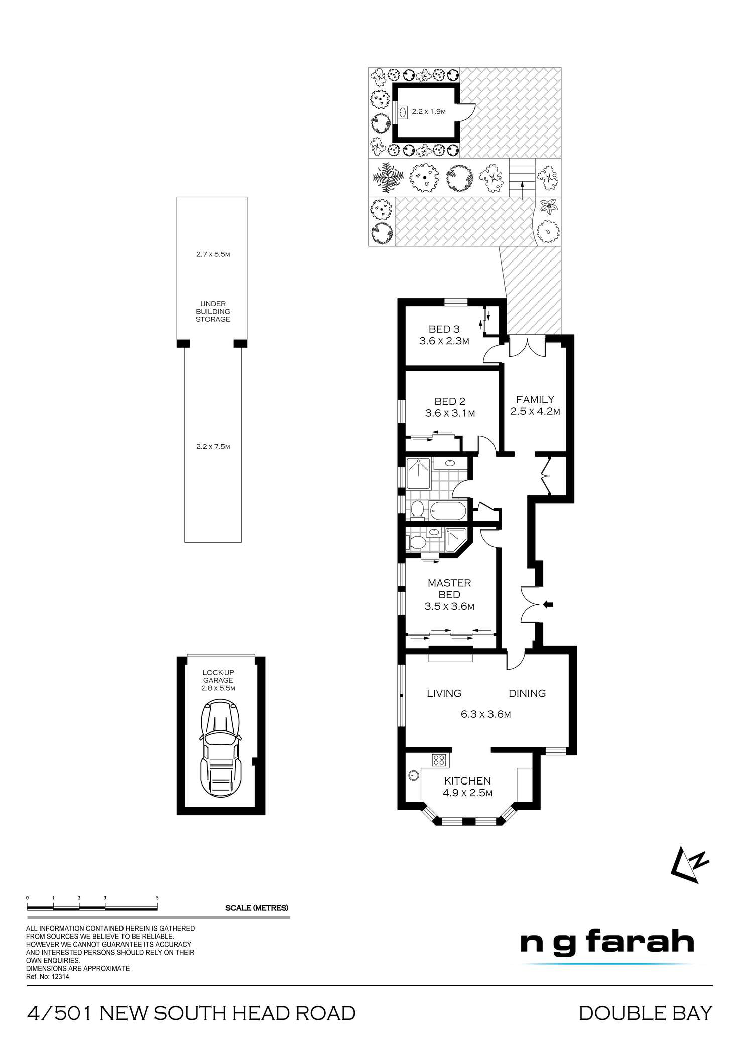 Floorplan of Homely apartment listing, 4/501 New South Head Road, Double Bay NSW 2028