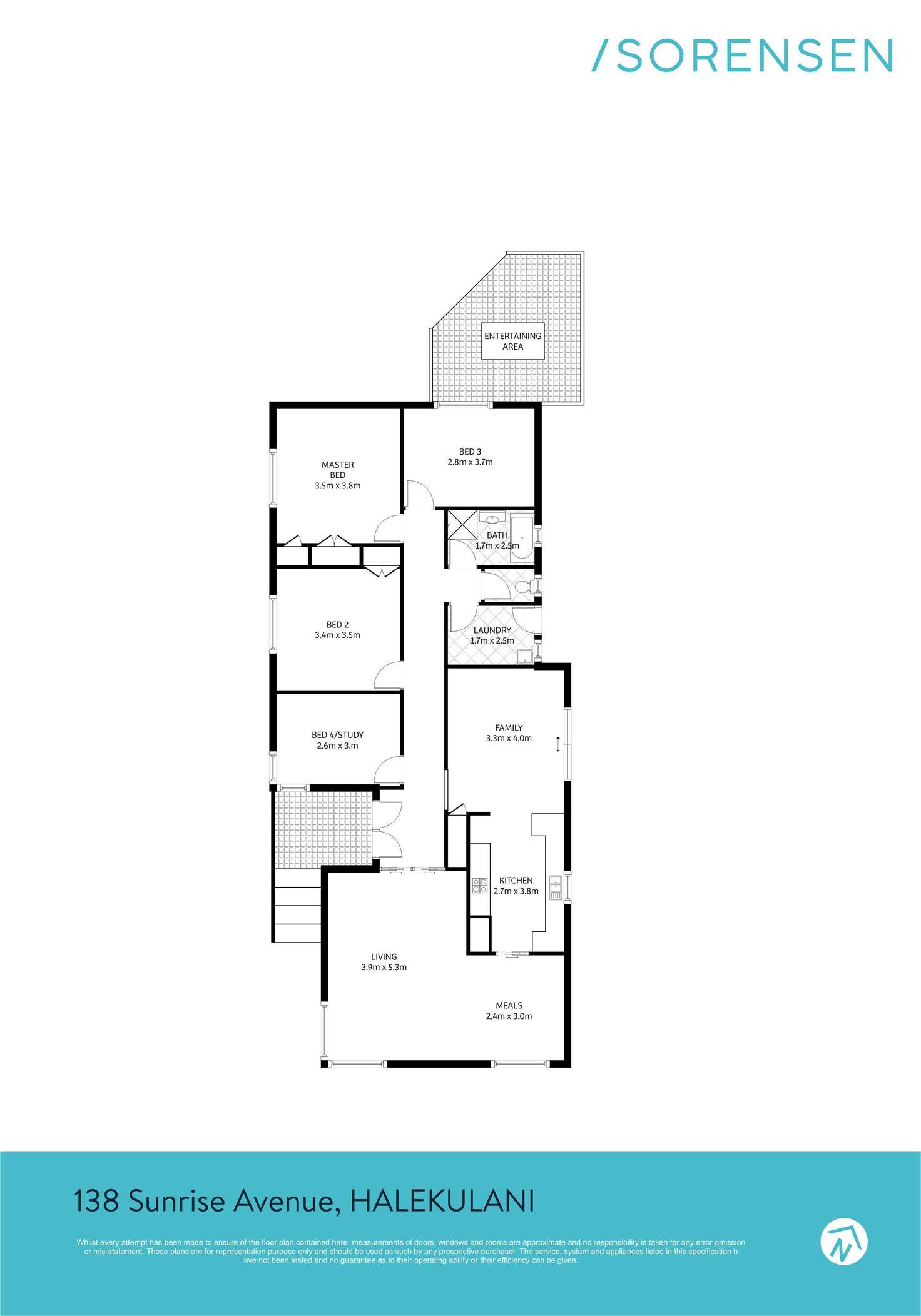 Floorplan of Homely house listing, 138 Sunrise Avenue, Halekulani NSW 2262