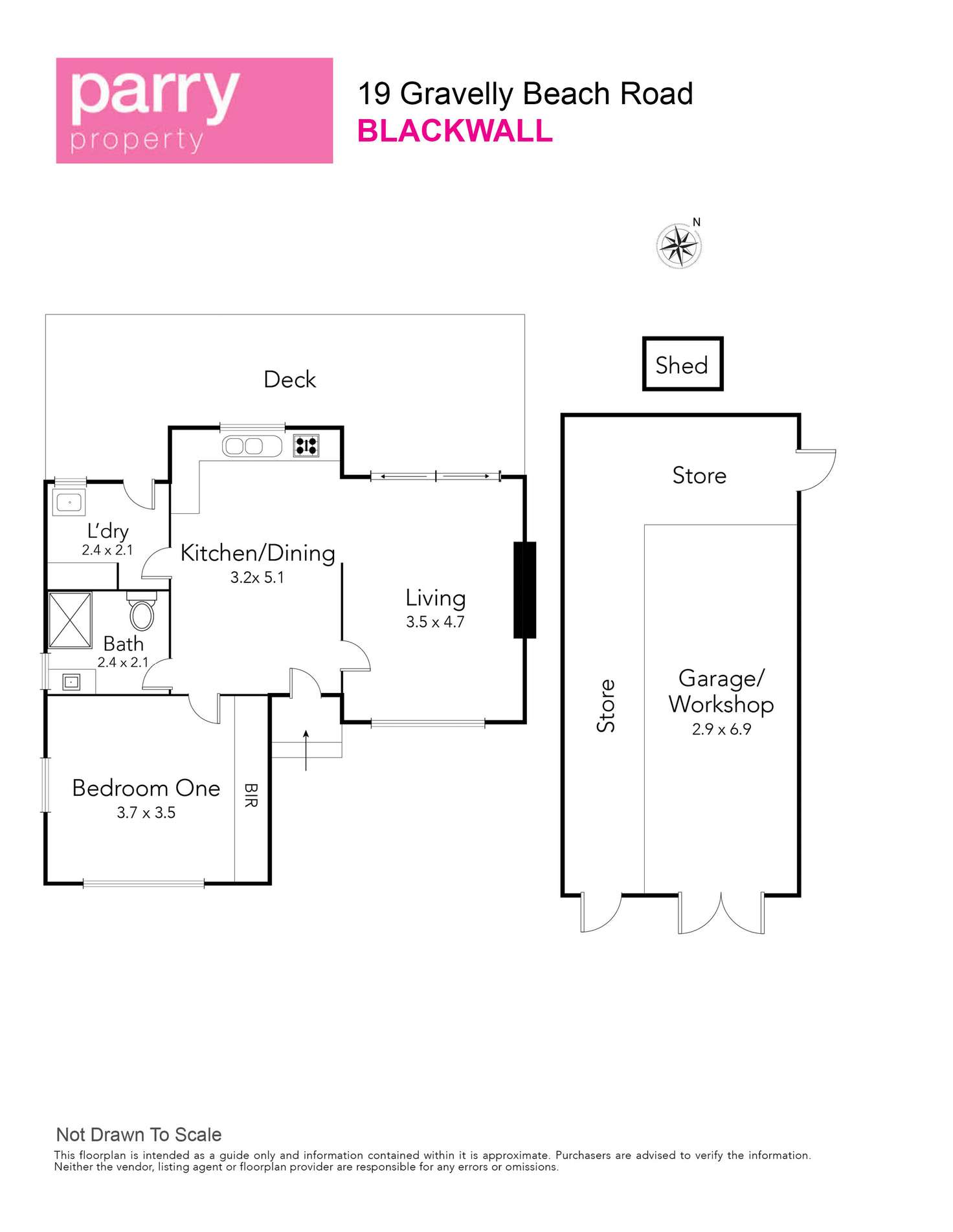Floorplan of Homely house listing, 19 Gravelly Beach Road, Blackwall TAS 7275